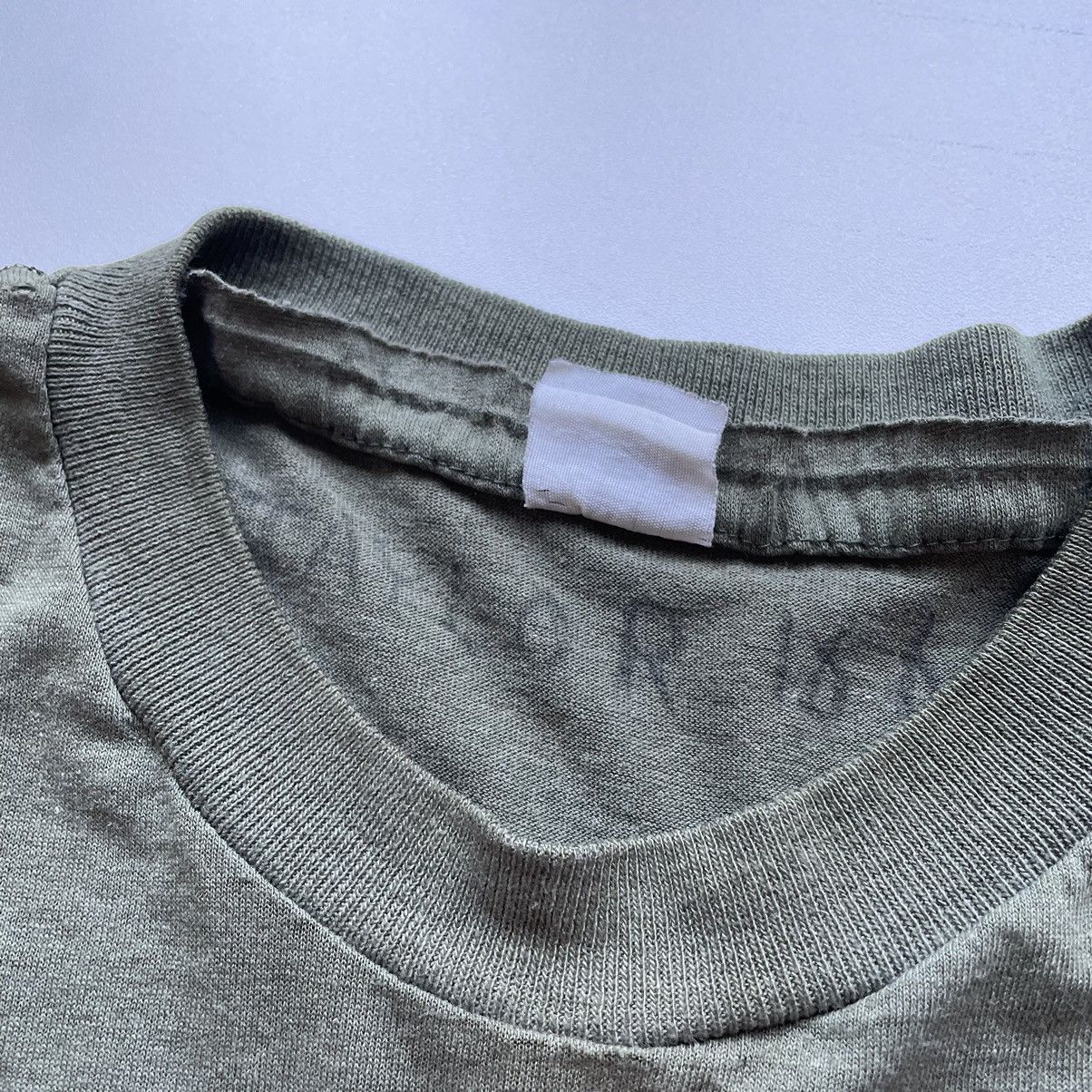 Vintage Vintage 90s Faded Blank Olive Green Military T Shirt Faded Size US M / EU 48-50 / 2 - 3 Thumbnail