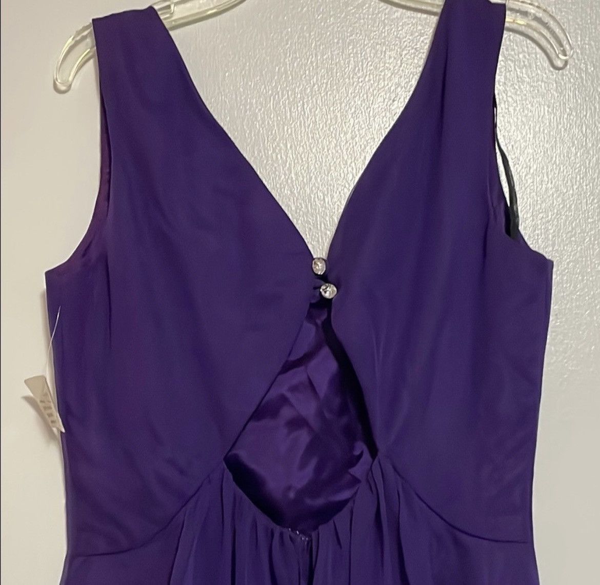 Other Purple Sleeveless V-Neck Maxi Dress Size M / US 6-8 / IT 42-44 - 3 Thumbnail