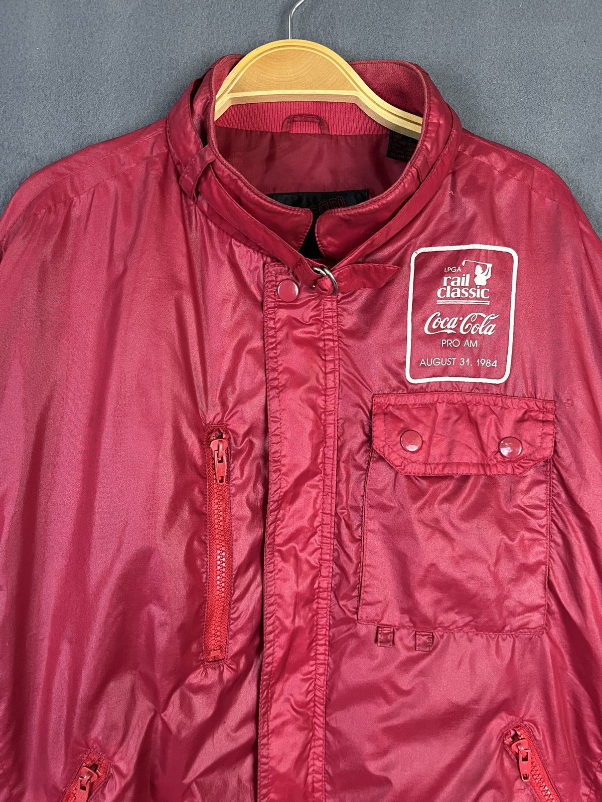 Coca Cola × PGA Tour × Vintage LPGA Rail Classic 1984 Coca Cola Sponsorship Baggy Jacket Size XL / US 12-14 / IT 48-50 - 4 Thumbnail
