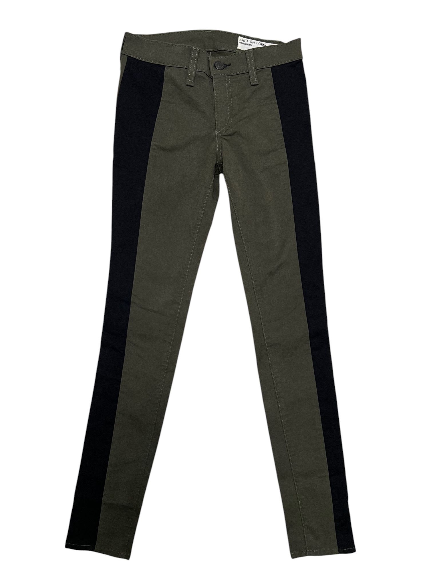 Rag & Bone Rag & Bone Store Exclusive Olive Green Skinny Jean Size 25" / US 0 / IT 36 - 1 Thumbnail