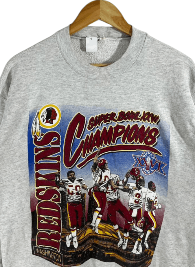 Vintage 🔥 Vintage 90s Washington Redskins Super Bowl Sweatshirt Size US M / EU 48-50 / 2 - 2 Thumbnail