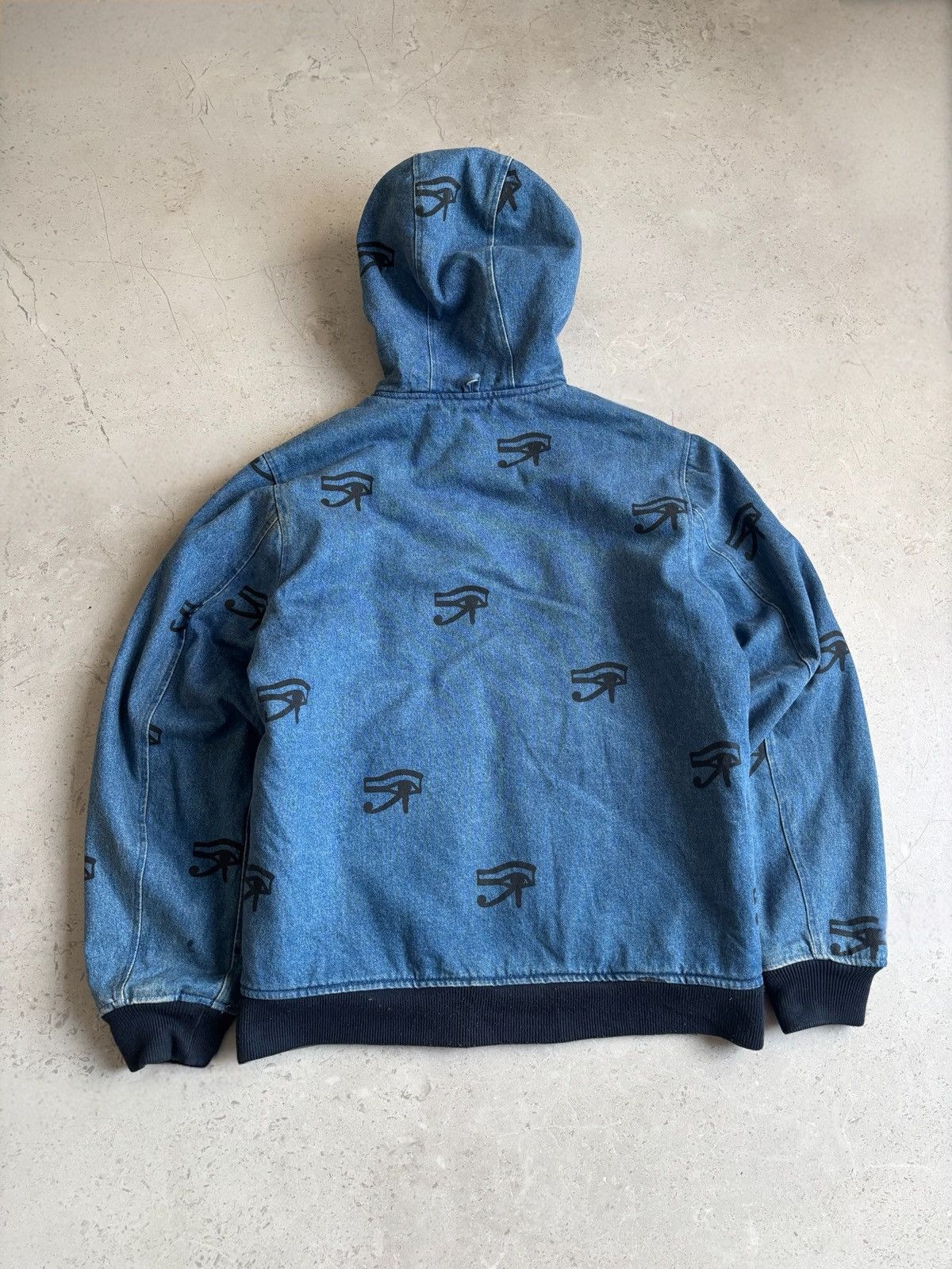 Supreme SUPREME FW13 EYE OF HORUS DENIM JACKET Size US M / EU 48-50 / 2 - 6 Thumbnail