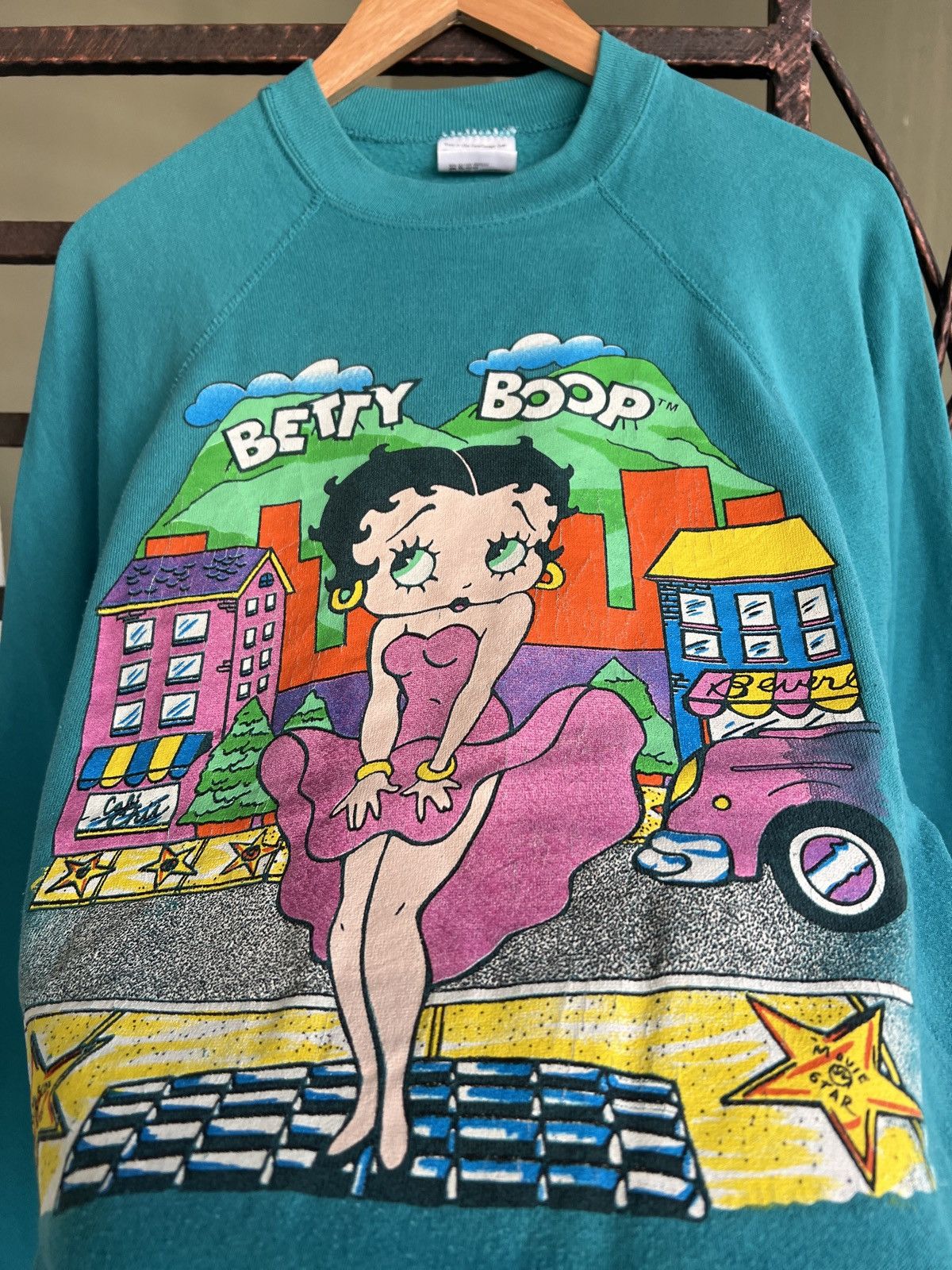 Cartoon Network vintage 90's betty boop marilyn monroe crewneck Size US XL / EU 56 / 4 - 4 Thumbnail