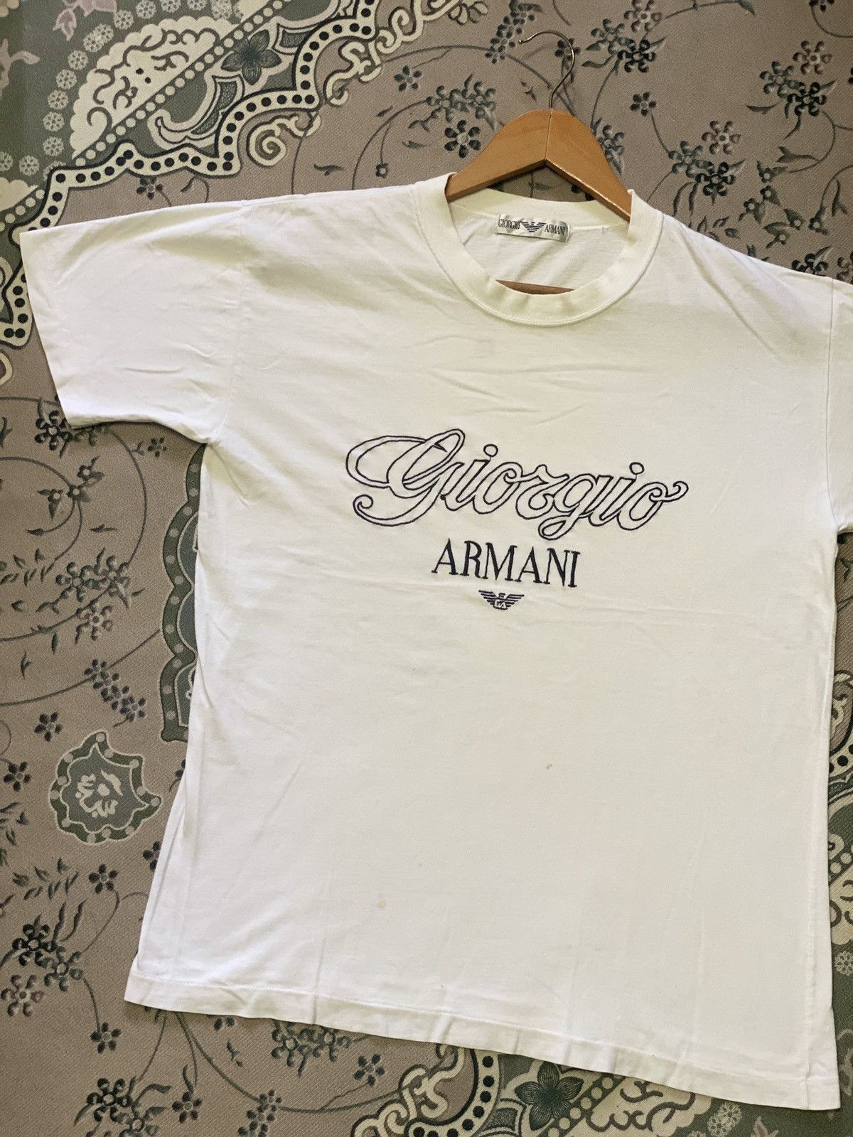 Armani Exchange × Vintage ‼️RARE‼️VINTAGE GIORGIO ARMANI 90S SHIRT TEE🔥 Size US M / EU 48-50 / 2 - 3 Thumbnail