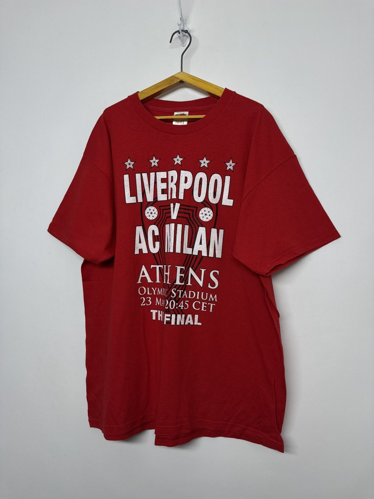 Fruit Of The Loom Vintage 00’s FC Liverpool Soccer Football Iconic T-Shirt Size US XL / EU 56 / 4 - 5 Thumbnail