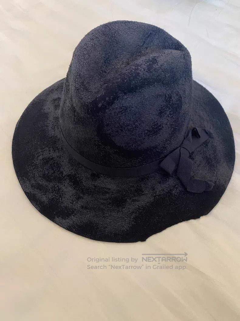 Yohji Yamamoto Yohji Yamamoto 2015 FW Show Coated Wool Top Hat Size ONE SIZE - 1 Thumbnail