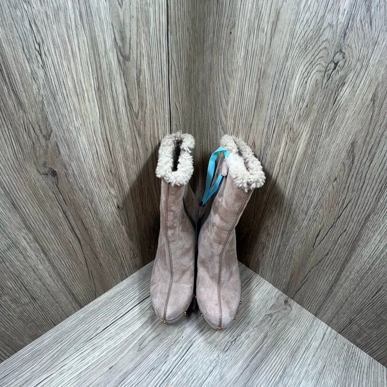 Gucci Gucci Shearling High-Heel Boots - dmc Size US 5 / EU 37 - 1 Thumbnail