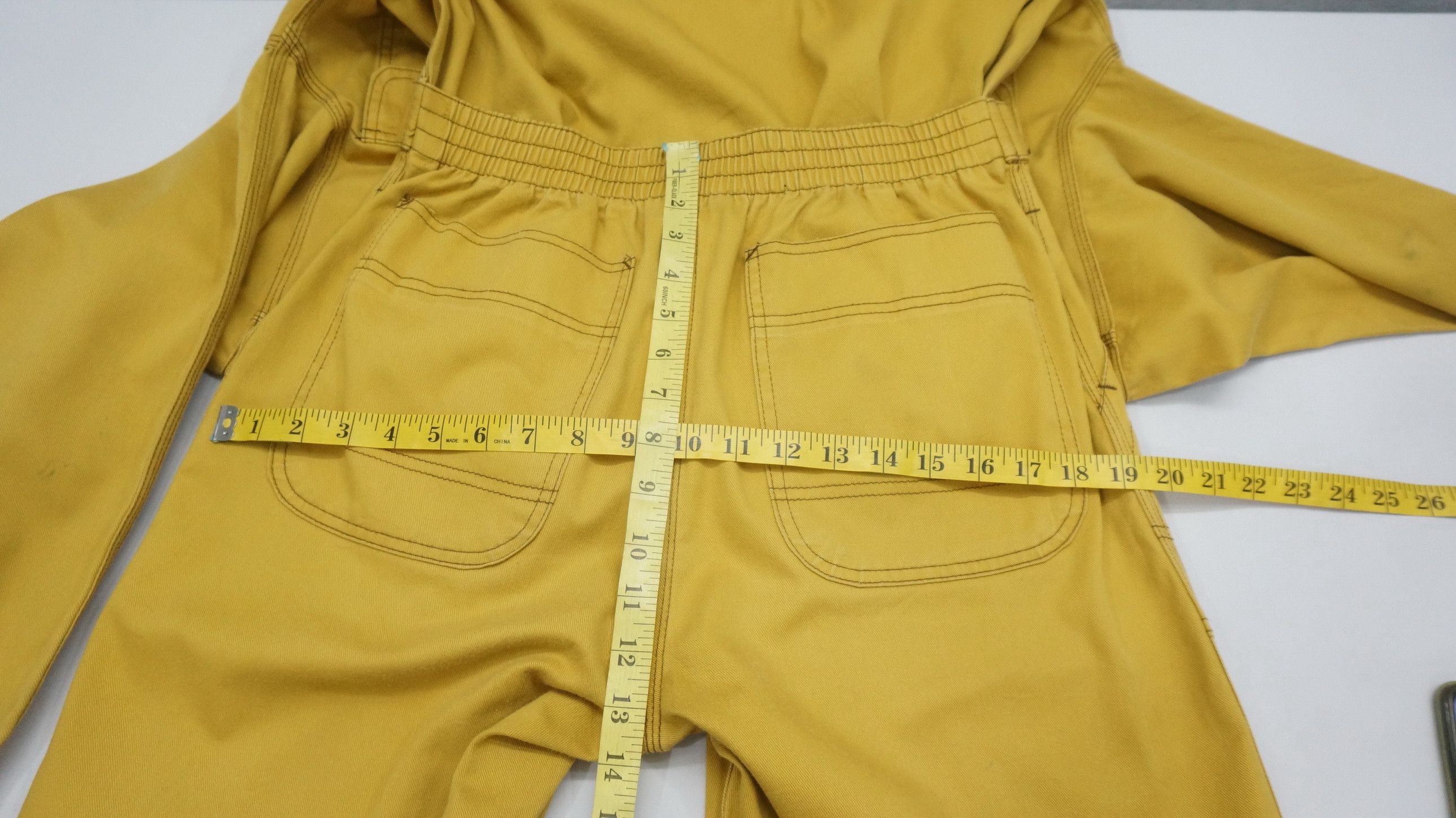 Japanese Brand Vintage TOYOTA Mustard Uniform coverall Size US 31 - 17 Thumbnail