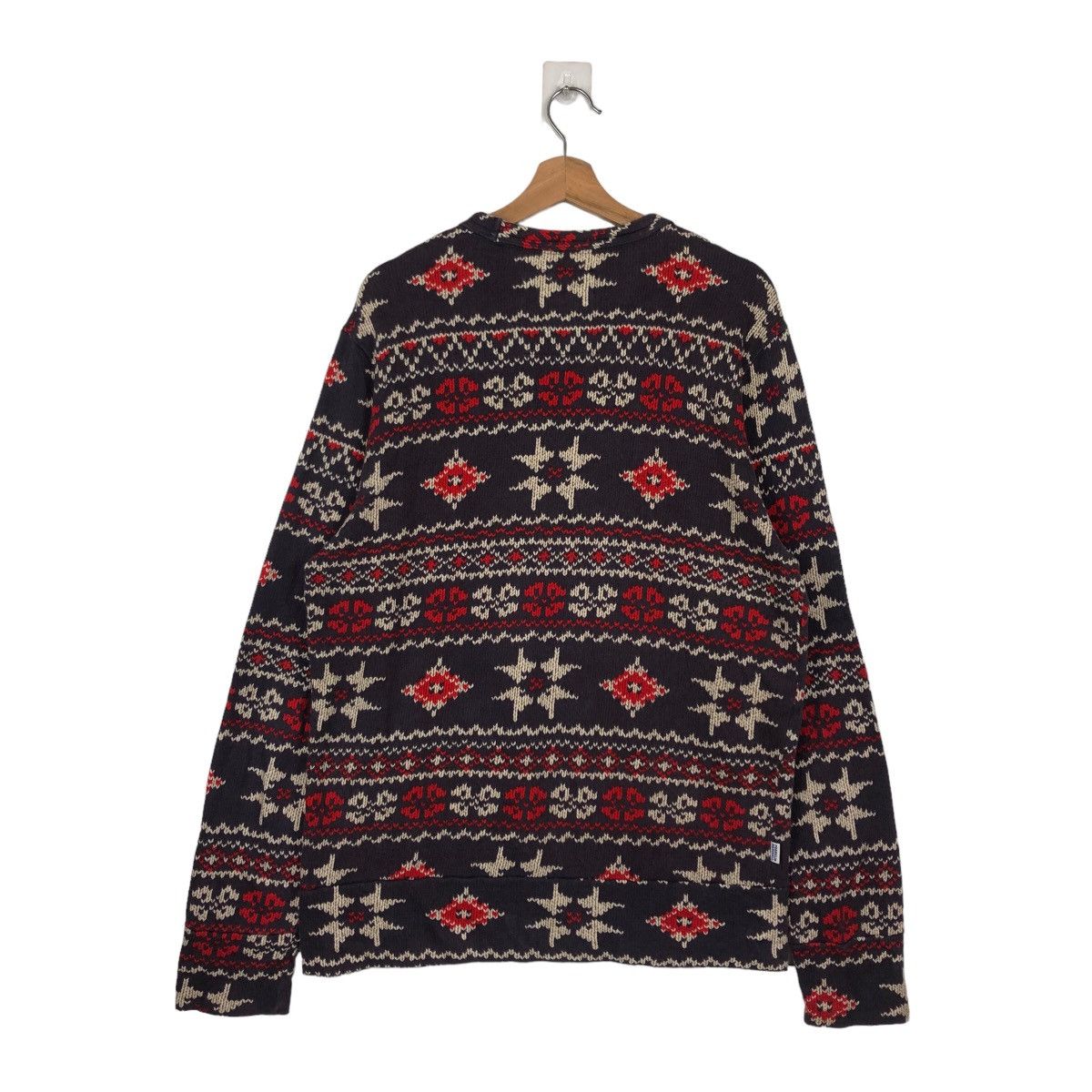 Japanese Brand VINTAGE NAVAJO DESIGN SWEATSHIRT FRENKLIN BIG LOGO Size L / US 10 / IT 46 - 7 Thumbnail