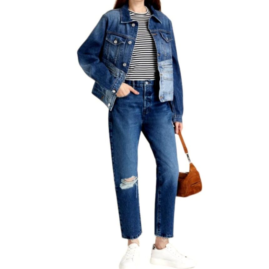 Frame FRAME Le Original Cropped Distressed Jeans | Size 27 Size 27" / US 4 / IT 40 - 4 Thumbnail