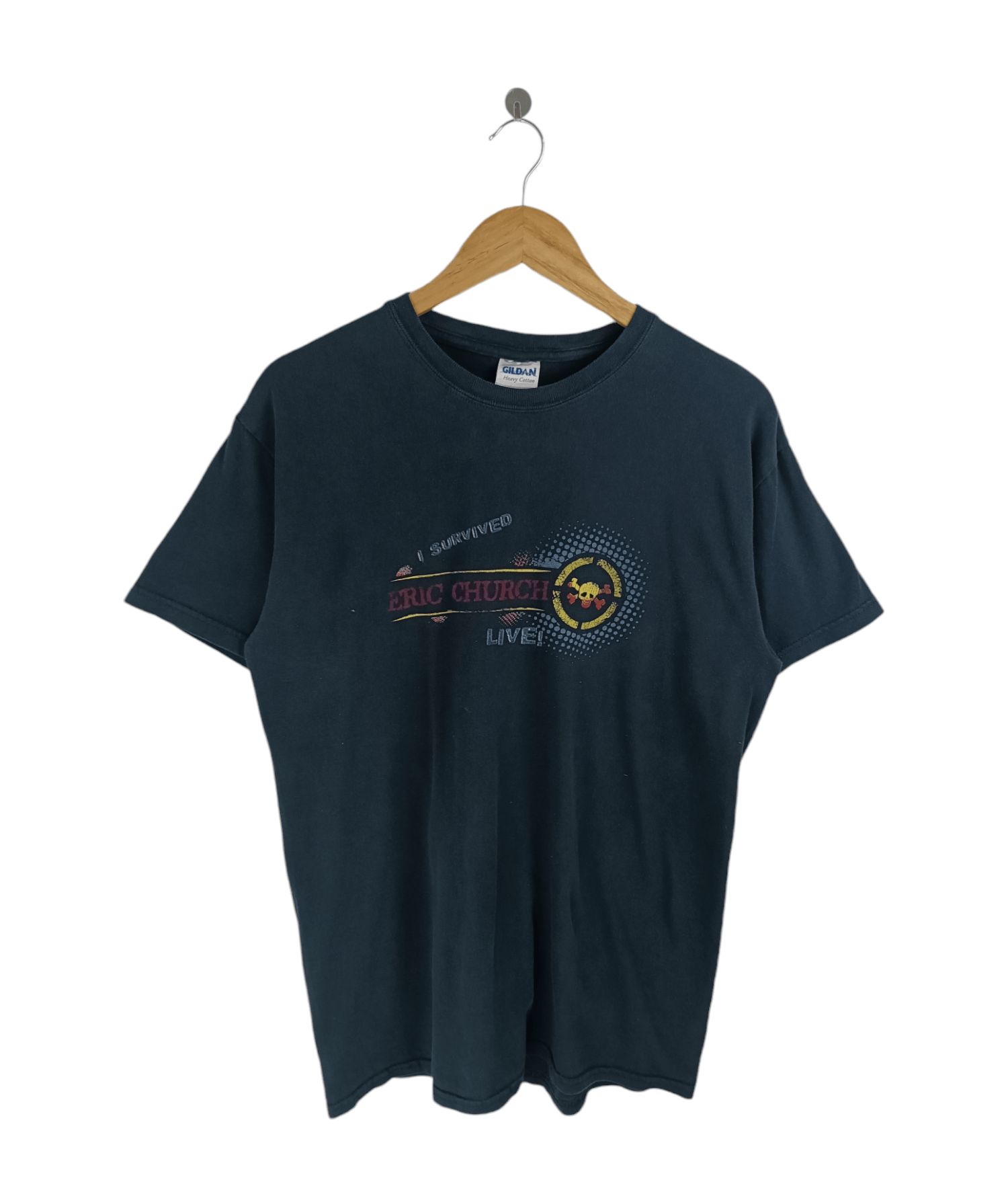 Vintage VINTAGE Y2K I SURVIVED ERIC CHURCH LIVE TEE redneck country Size US M / EU 48-50 / 2 - 1 Thumbnail