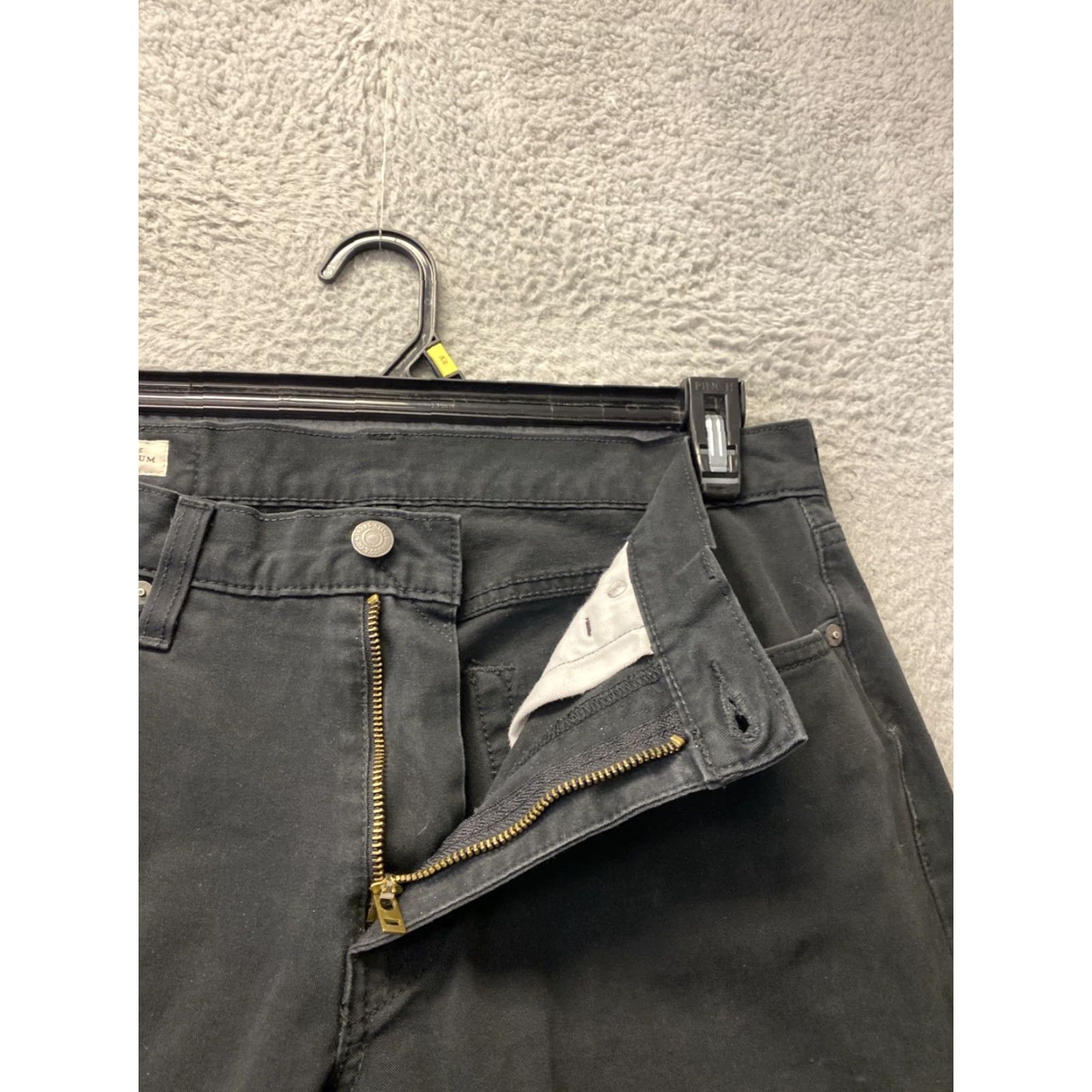 Levi's Levi's 511 Slim Pants Mens 32x30 Black Denim Stretch Straight 5-Pocket Logo Modern Size US 32 / EU 48 - 3 Thumbnail