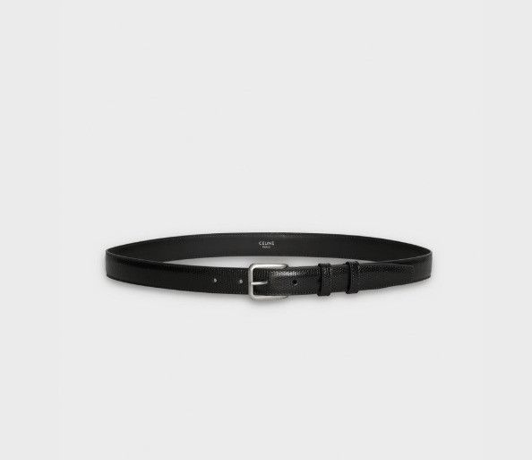 Celine o1bcso1str0925 45AGT3A09 Size: 80 / Elegant Belt in Black Size 32 - 3 Thumbnail