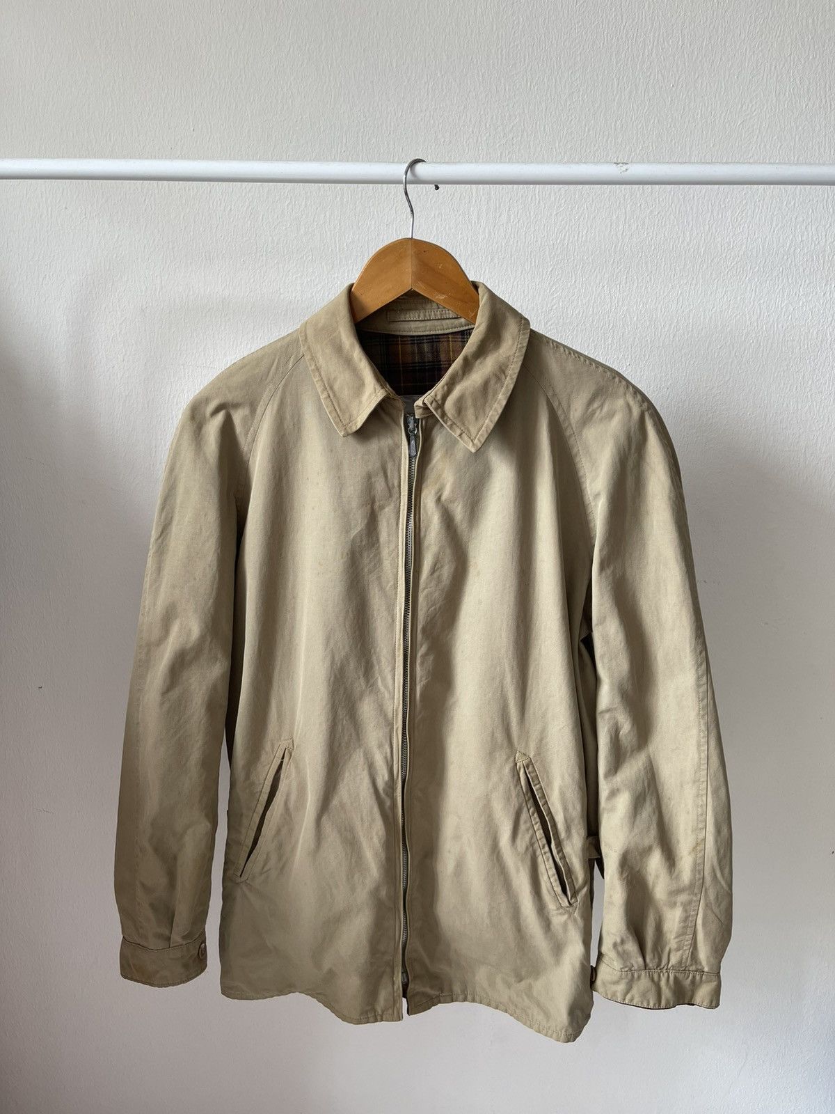 Aquascutum Rare 60s Aquascutum Zipper Jacket With One Back Pocket Size US S / EU 44-46 / 1 - 1 Thumbnail
