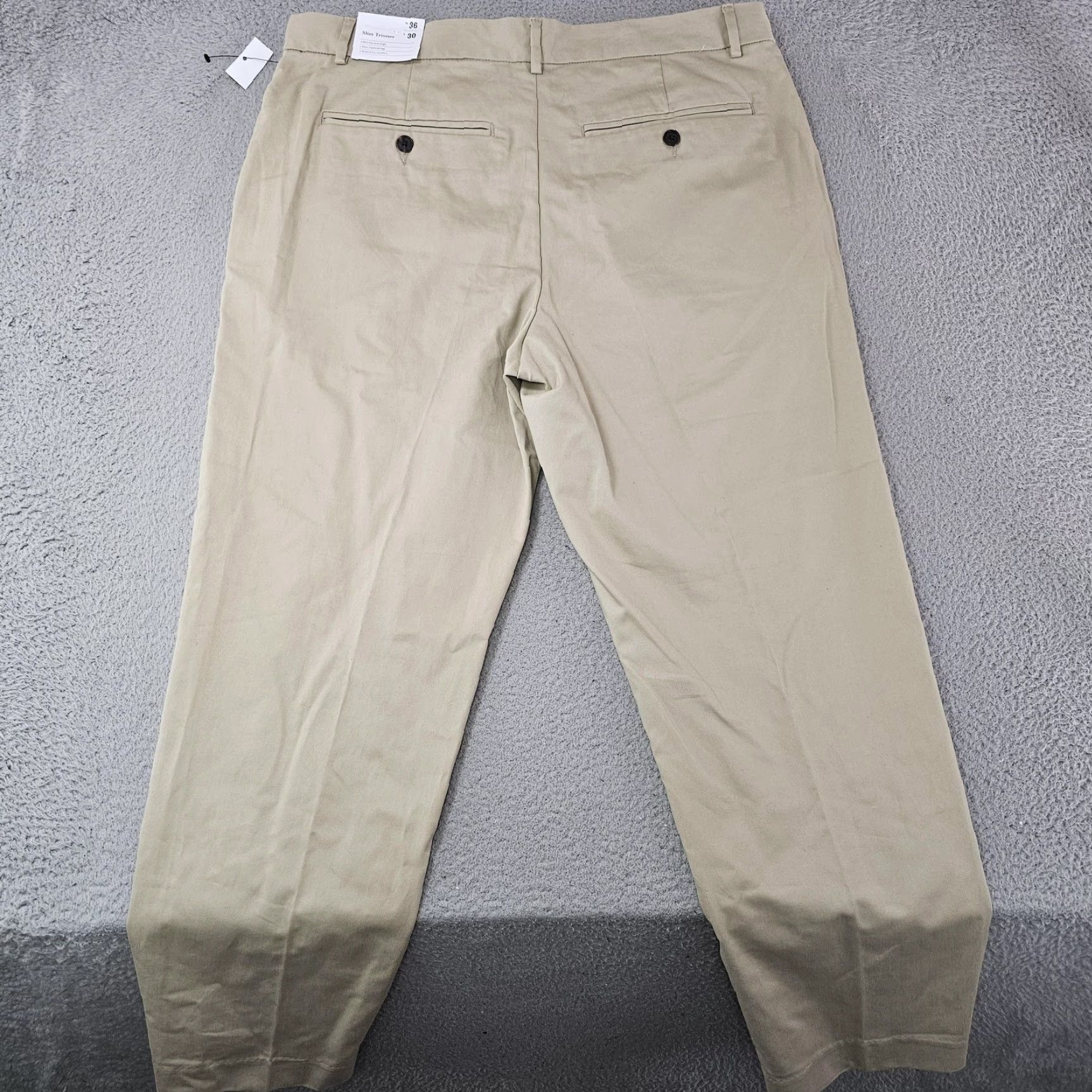 Vintage Goodfellow & Co Pants Mens 36x28 Khaki Slim Chino Flat Front Stretch Pocket Tapered Modern Casual Business Mens Size US 36 / EU 52 - 7 Thumbnail