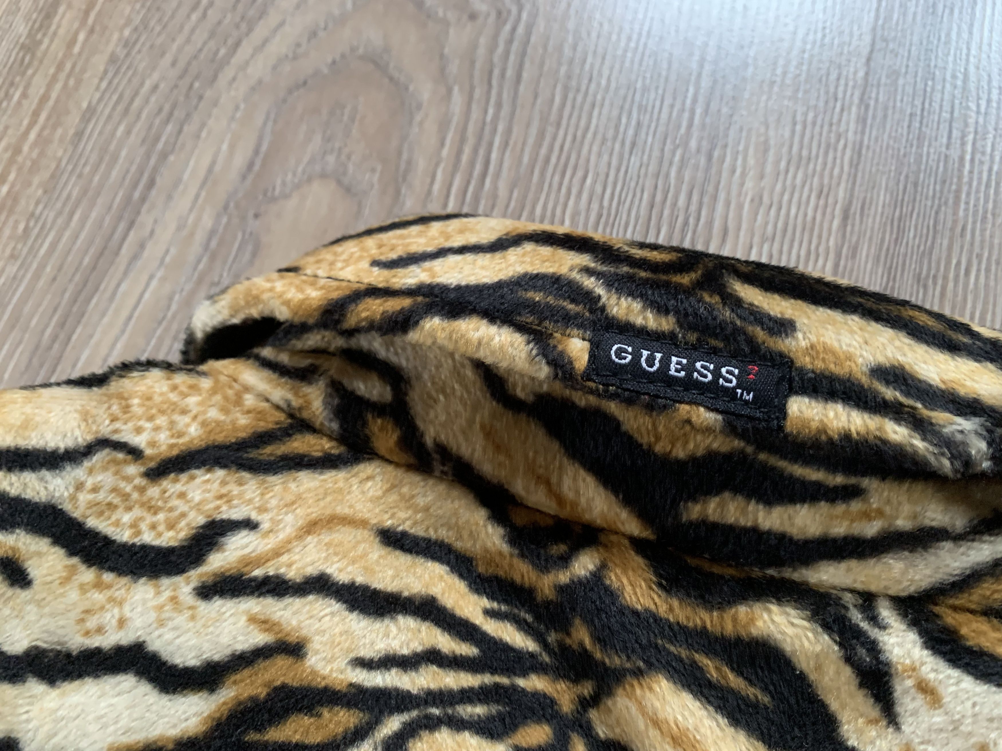 Guess Guess Tiger Print Faux Fur Coat Size S / US 4 / IT 40 - 7 Thumbnail