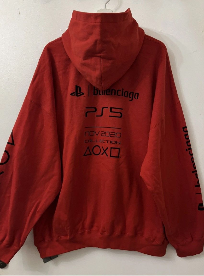 Balenciaga RARE PS5 x Balenciaga Hoodie Size US M / EU 48-50 / 2 - 3 Thumbnail