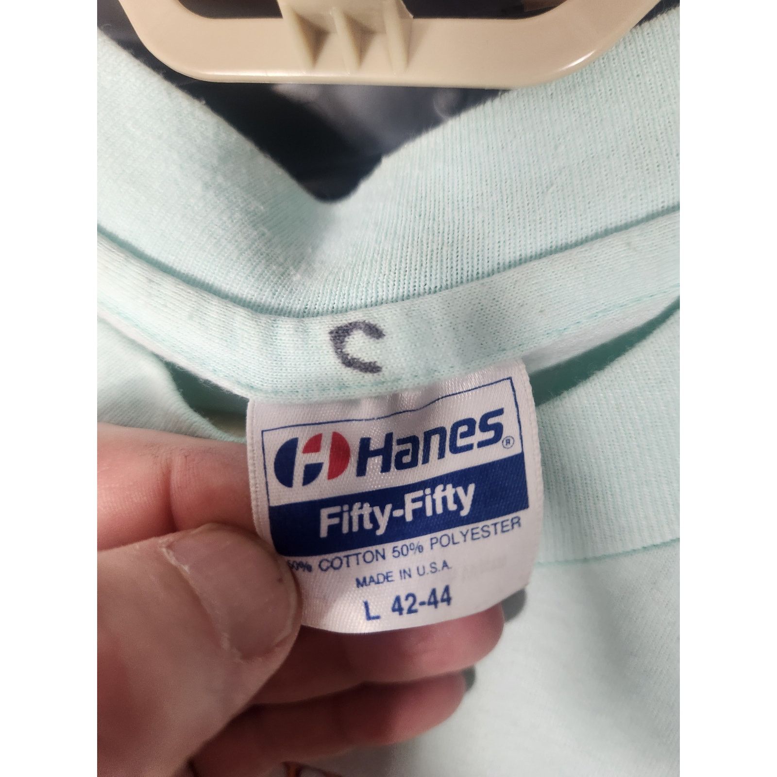 Hanes Vintage 90s T Men's Large Size US L / EU 52-54 / 3 - 4 Thumbnail