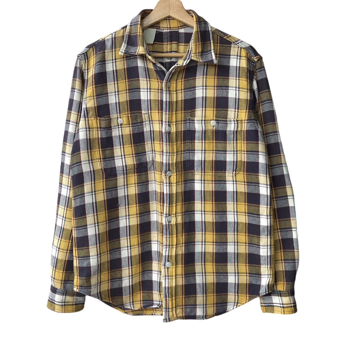 Japanese Brand × N.Hoolywood N. Hoolywood Japan Double Chest Flannel Shirt Size US M / EU 48-50 / 2 - 1 Thumbnail