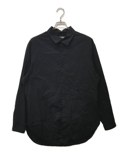 image of Yohji Yamamoto Pour Homme Open Button Shirt in Black, Men's (Size XL)