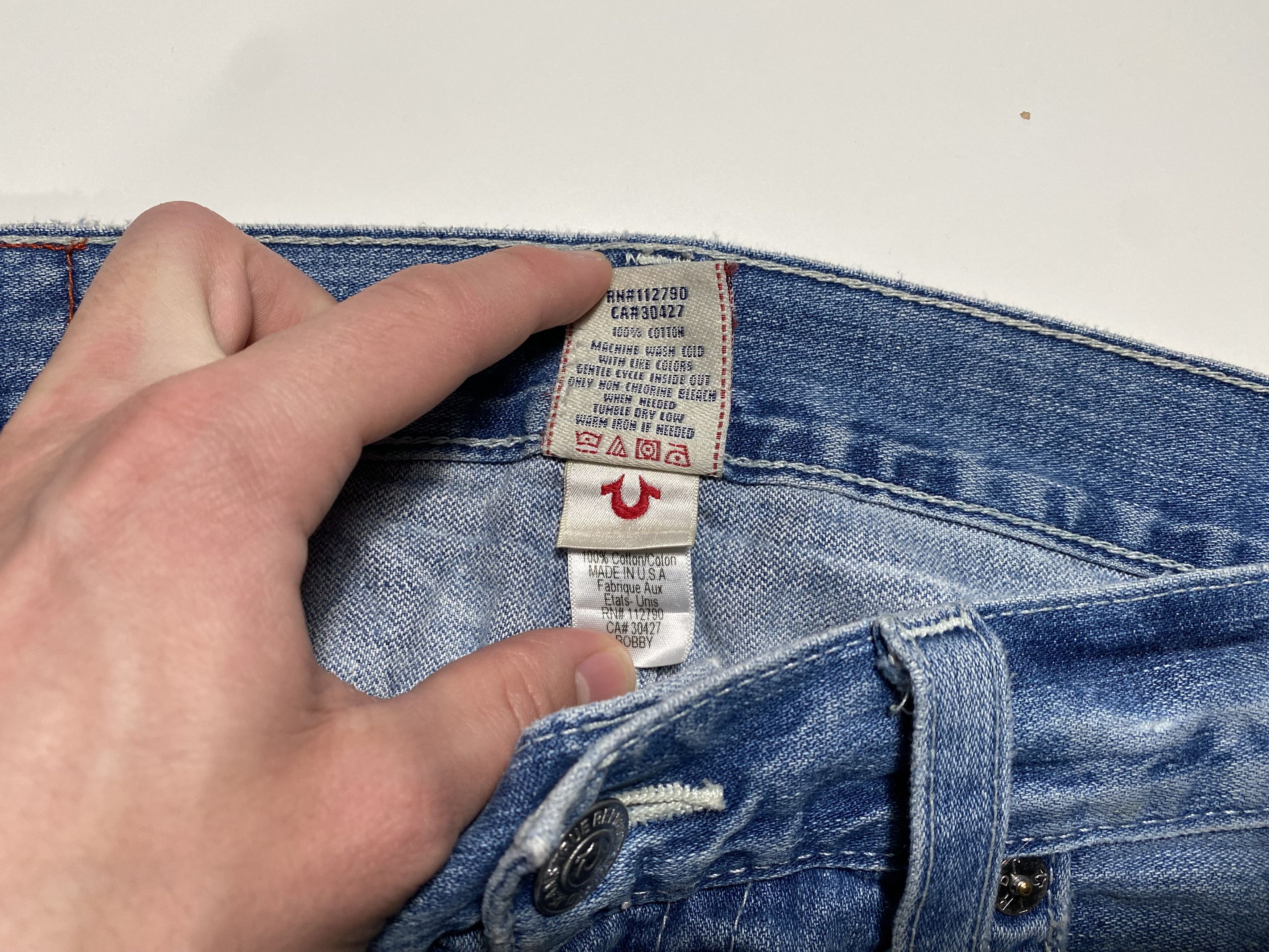 True Religion True Religion World Tour Section Bobby Baggy Jeans 36x32.5 Size US 36 / EU 52 - 8 Thumbnail