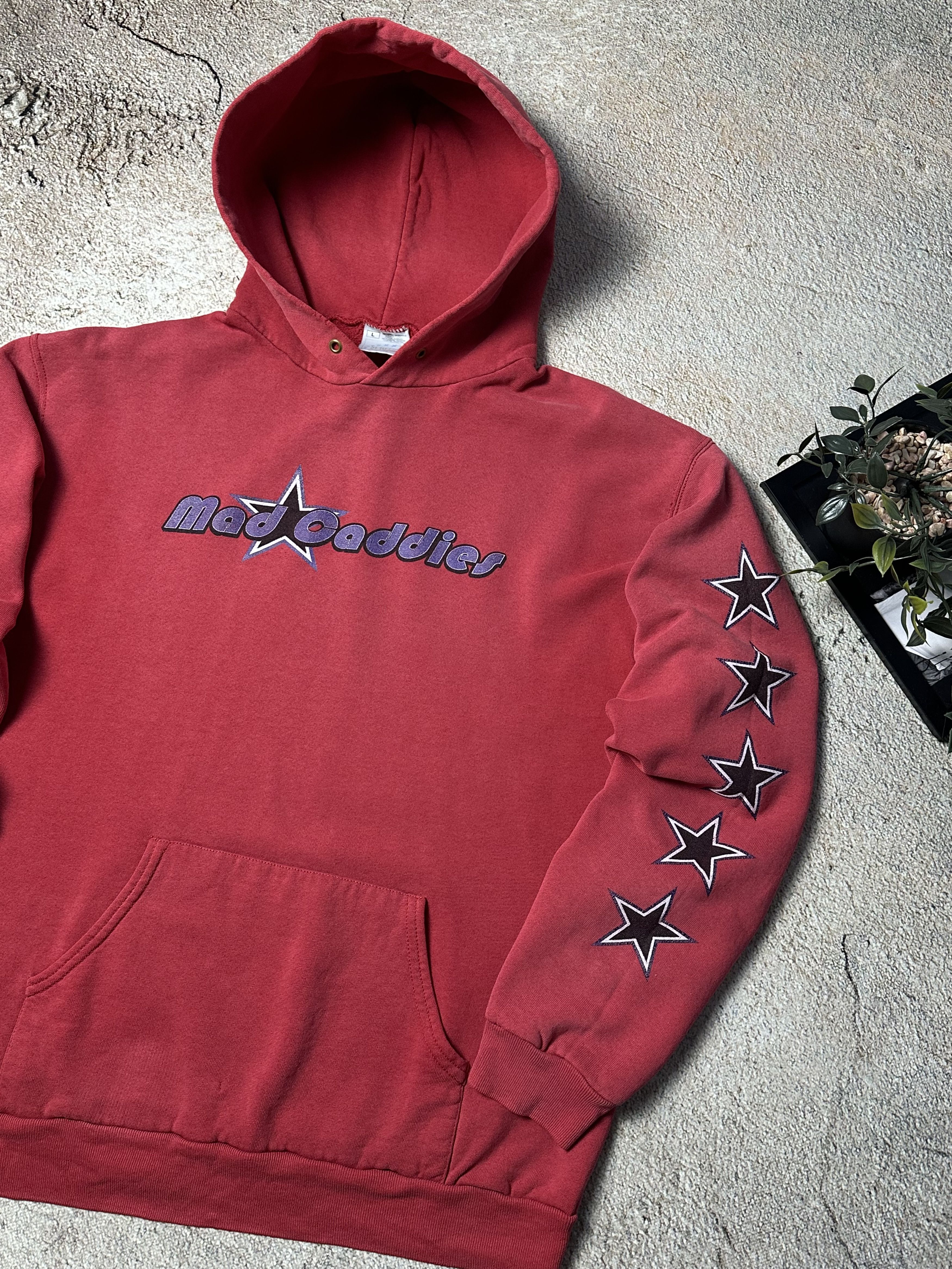 Band Tees × Vintage Mad caddies vintage hoodie L 1990 90-th screen stars stars Size US L / EU 52-54 / 3 - 4 Thumbnail