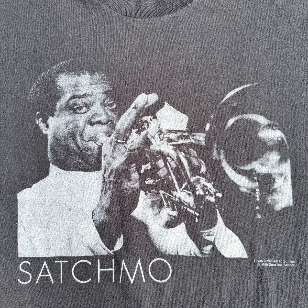 Fruit Of The Loom Vintage 90's Louis Armstong Satchmo Jazz T-shirt