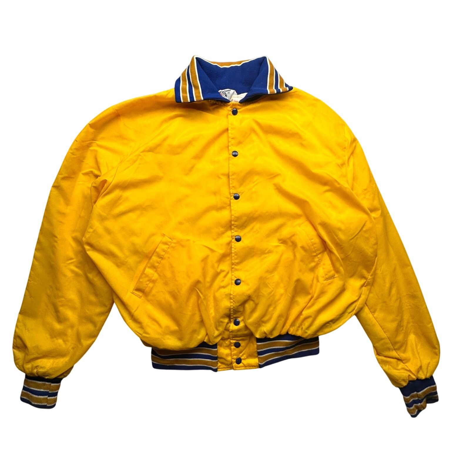 Other Vintage 80s Leader Sportswear Varsity Jacket Mens XXL Yellow Size US XXL / EU 58 / 5 - 1 Thumbnail