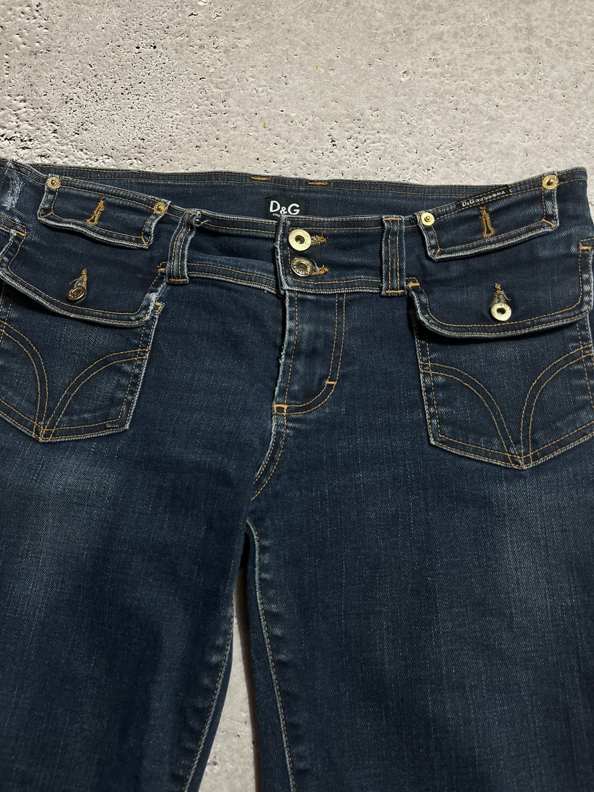 Dolce & Gabbana Vintage Dolce & Gabana Avant Garde Woman’s Jeans Pants Size 32" / US 10 / IT 46 - 5 Thumbnail