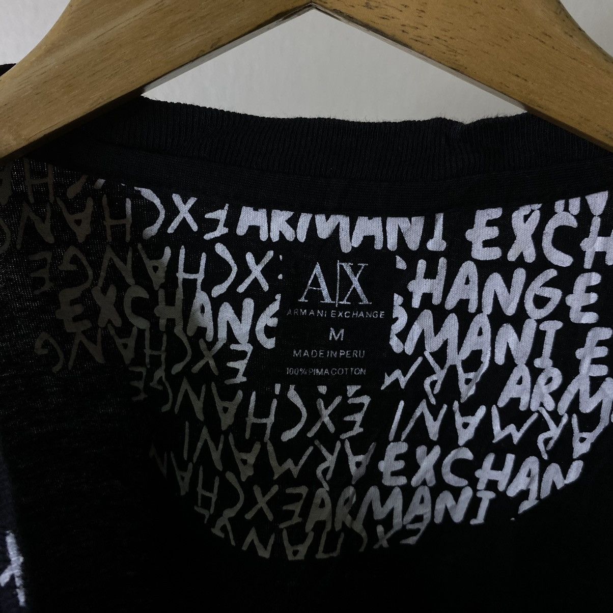 Armani Exchange A/X Seditionaries Poem Style Cyber Gothic Punk Ifsixwasnine Size US S / EU 44-46 / 1 - 3 Thumbnail