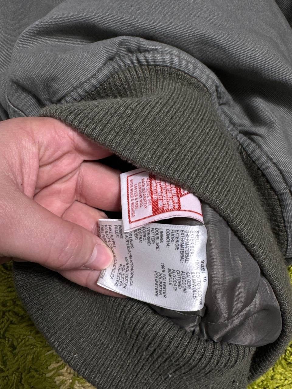 Japanese Brand Vintage Japanese Washed Cropped Fur LGB Style Bomber Jacket Size L / US 10 / IT 46 - 10 Thumbnail