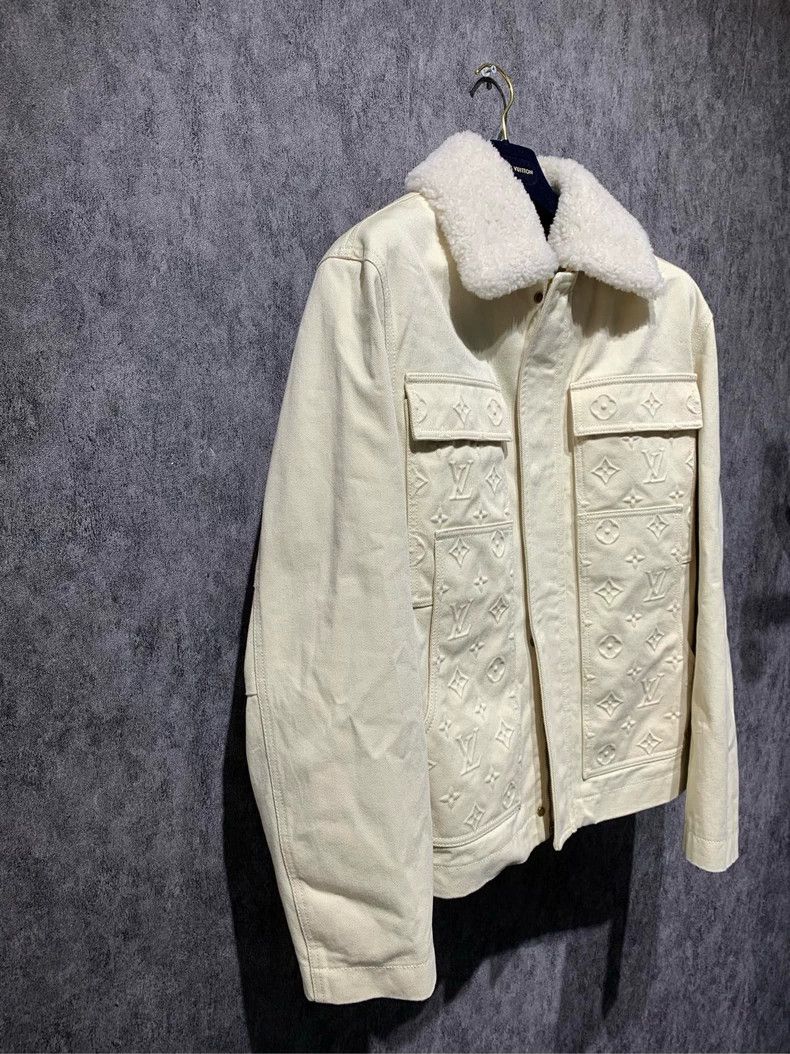Louis Vuitton Louis Vuitton Embossed Woodcutting Denim Jacket 2501-Nextar Size US M / EU 48-50 / 2 - 3 Thumbnail