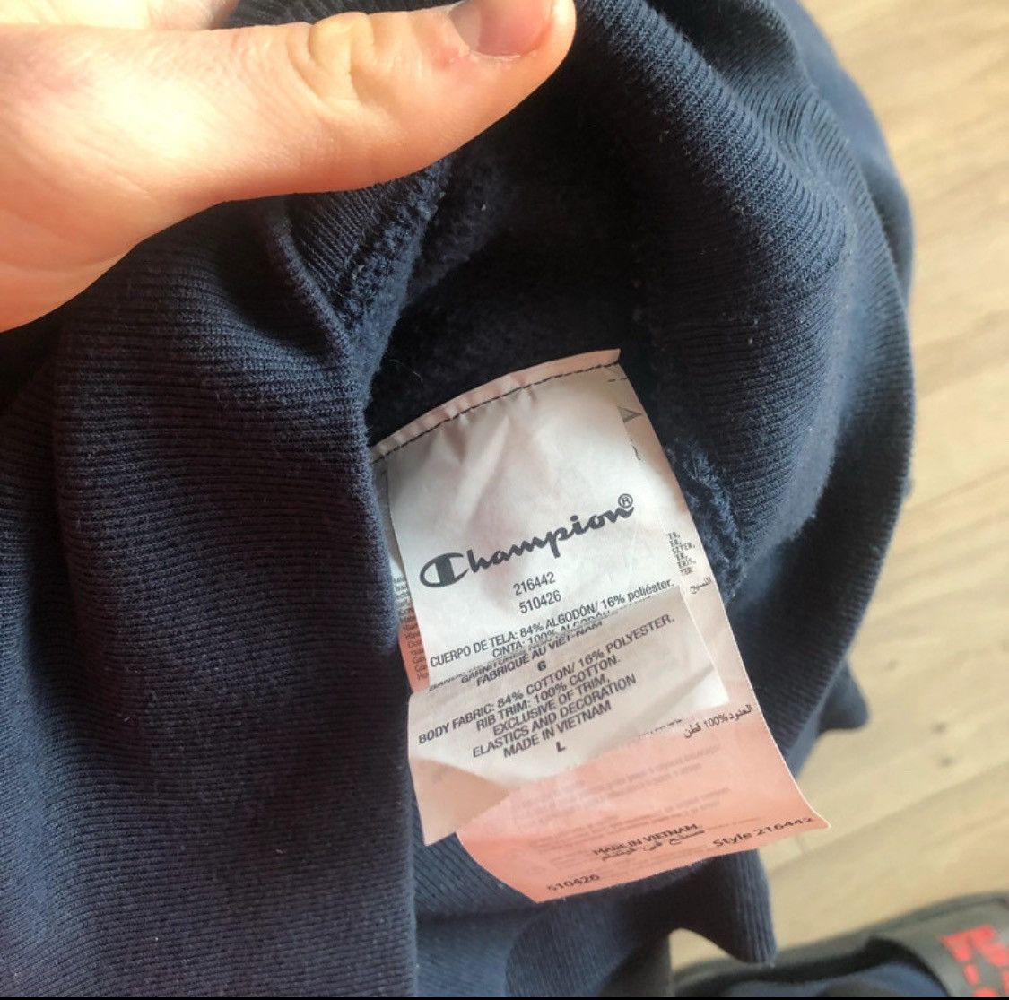 Champion Champion Japanese hoodie Size US L / EU 52-54 / 3 - 6 Thumbnail