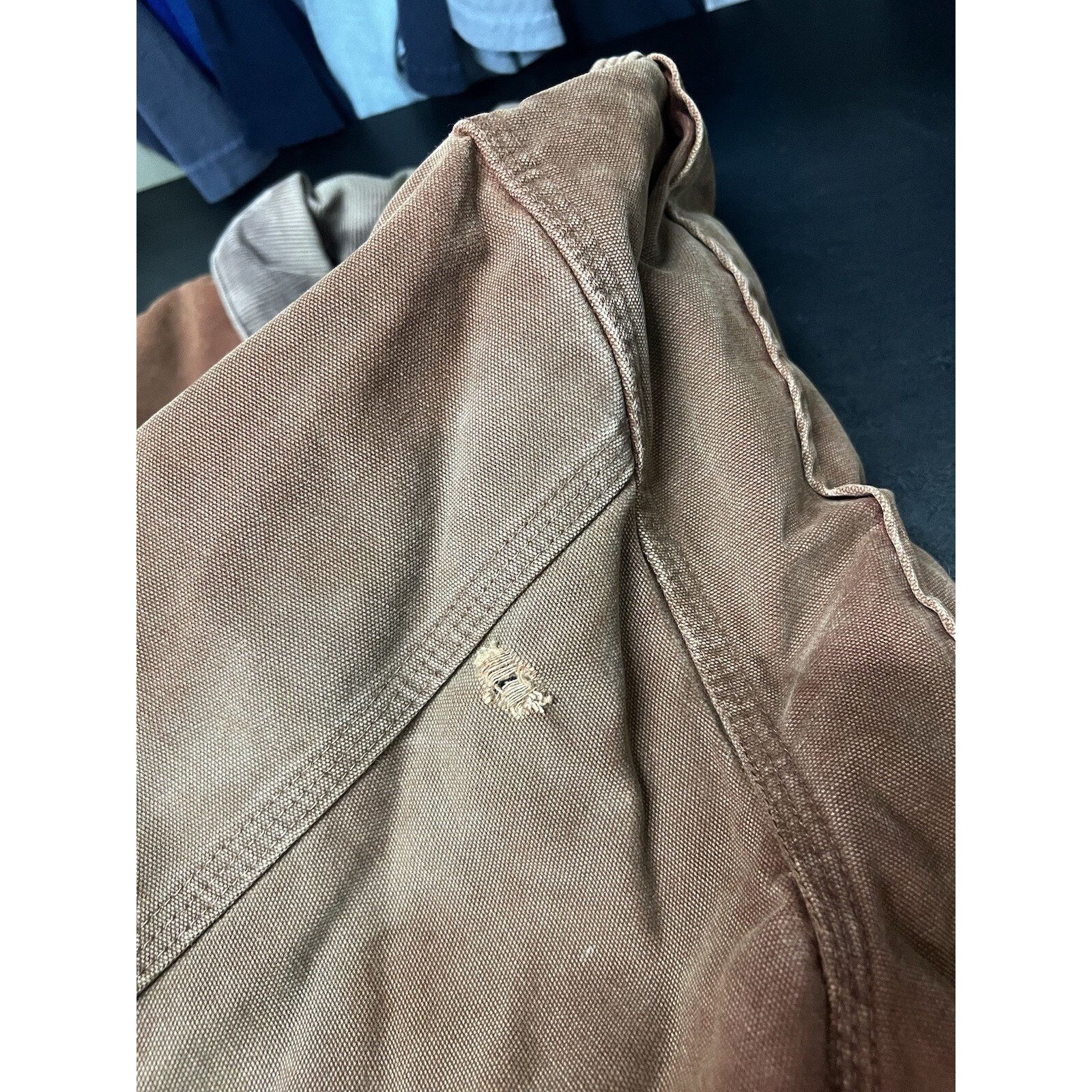 Carhartt Carhartt C02 CLY Chore Coat Large Vintage Faded Work Jacket Size US L / EU 52-54 / 3 - 22 Thumbnail