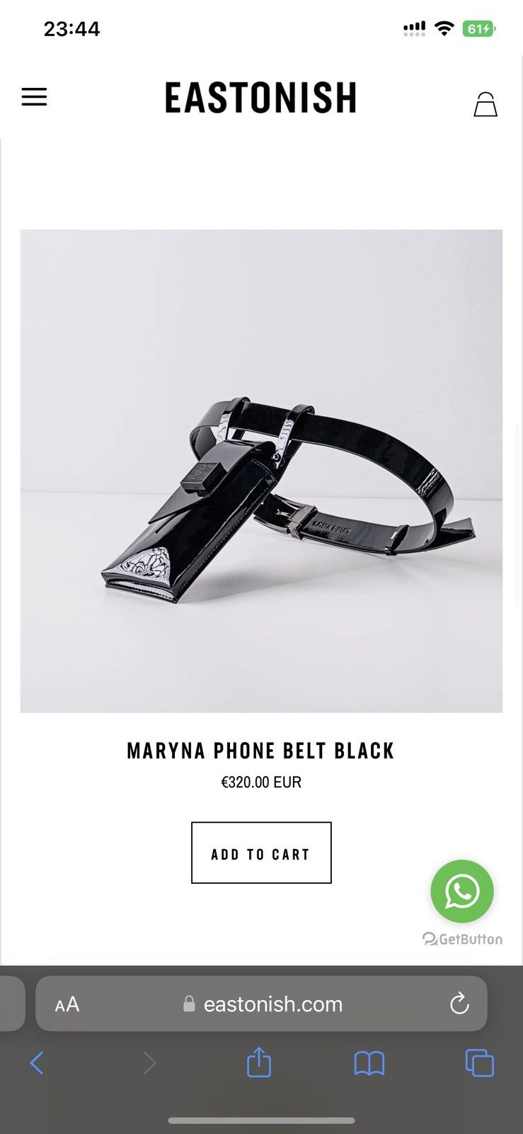 Designer RRP 320€ Lona Prist Maryna Phone Belt Bag Ukrainian Designer Size ONE SIZE - 4 Thumbnail
