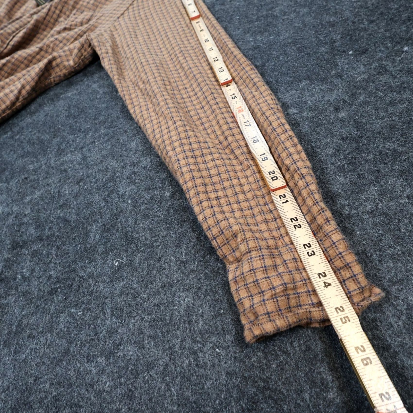 J.Crew J.Crew Mens Medium Brown Excellent Plaid Long Sleeve Button Down Twill Size US M / EU 48-50 / 2 - 4 Thumbnail