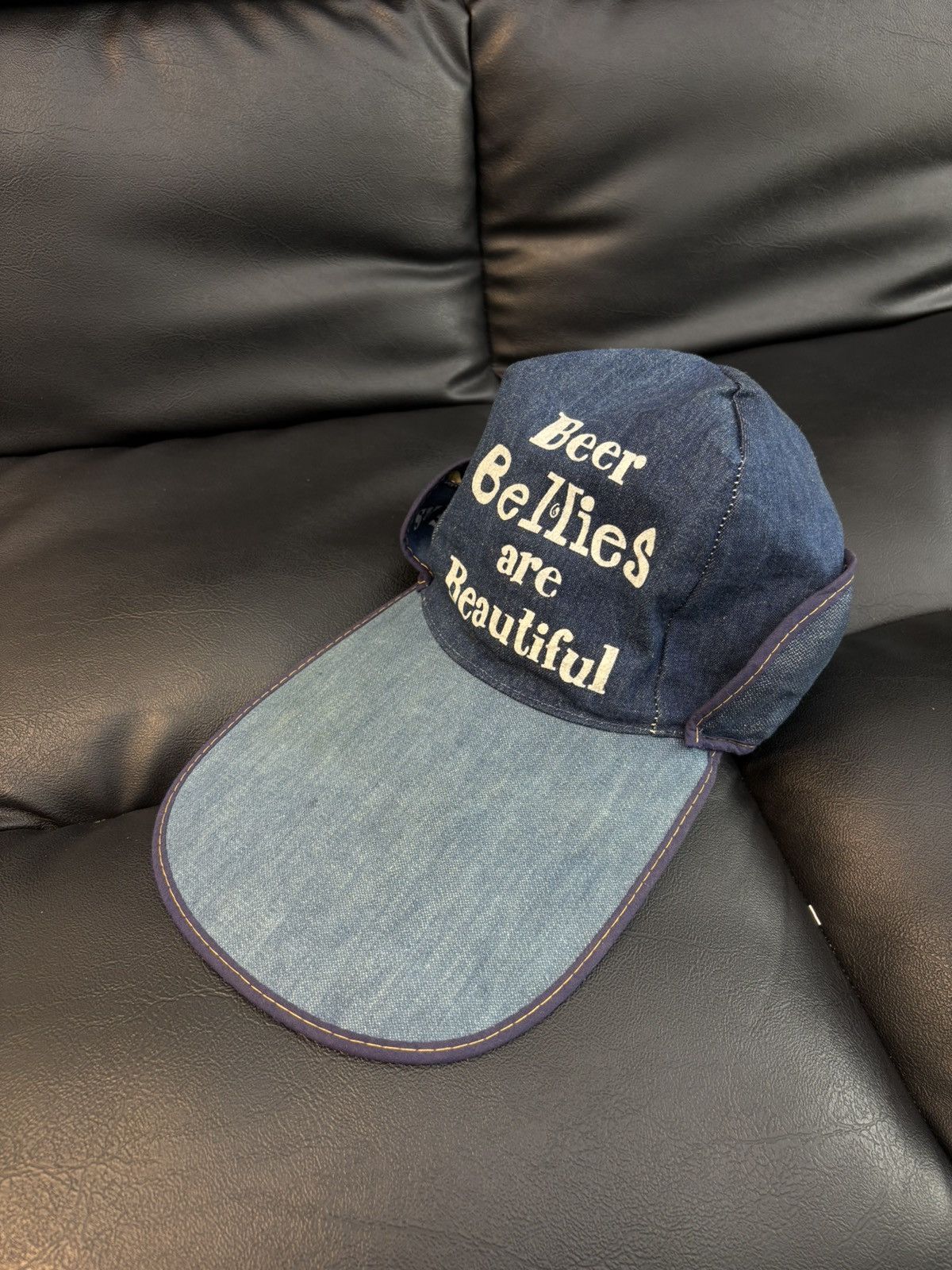 Vintage Hat Promo Beer Bellies VTG. 70’s 🩵 Size ONE SIZE - 1 Thumbnail