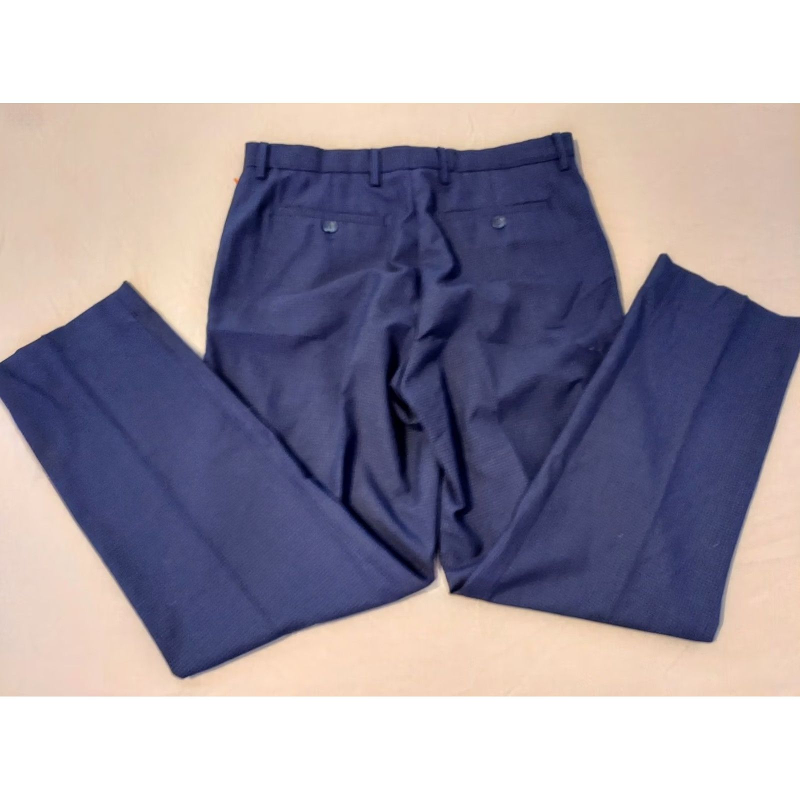 Banana Republic Mens Banana Republic Pants 32x30 Navy Blue Slack Chino Khaki Dress Trouser Size US 32 / EU 48 - 2 Thumbnail