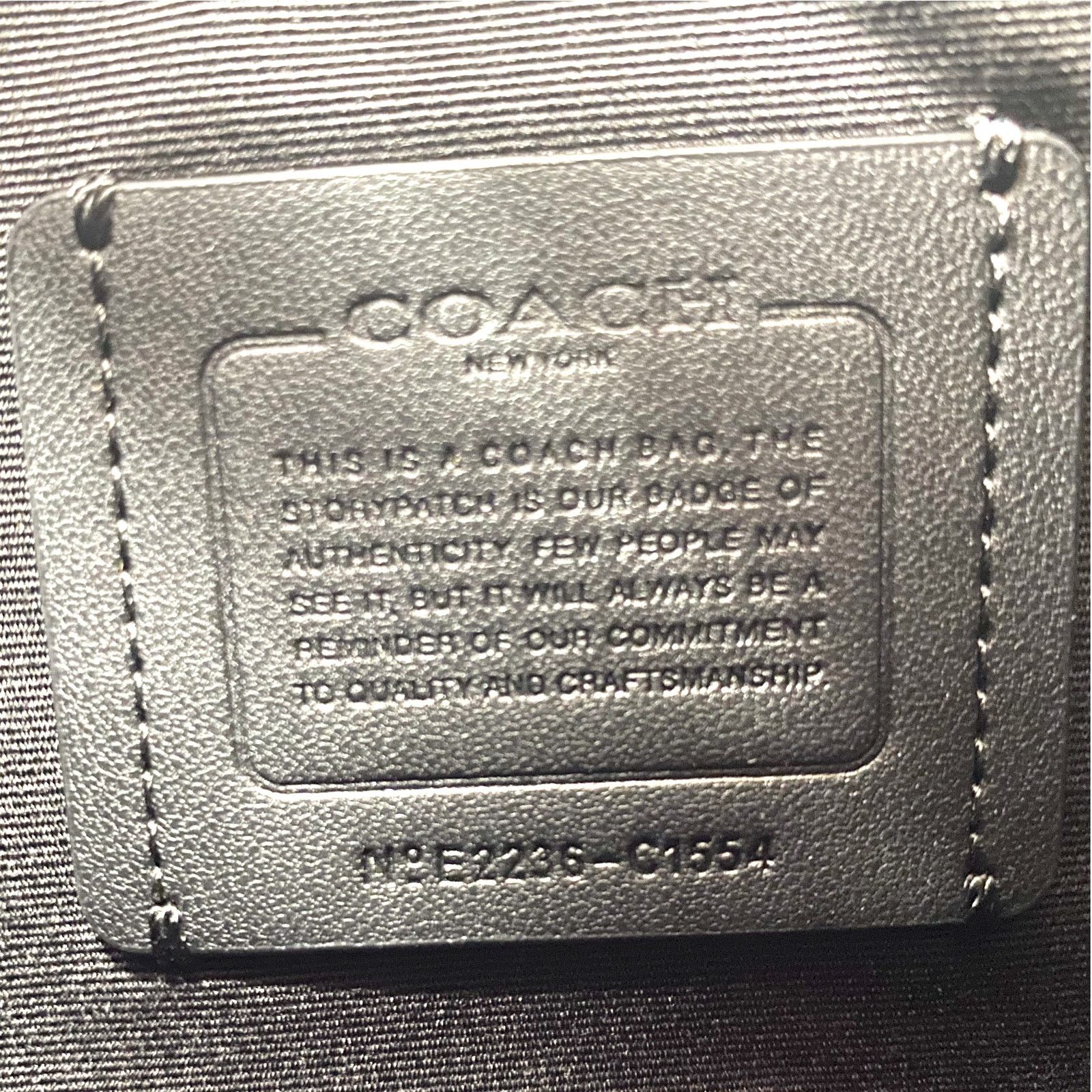 Coach Coach Rowan File Bag in Signature Canvas Brown Black C1554 Size ONE SIZE - 6 Thumbnail