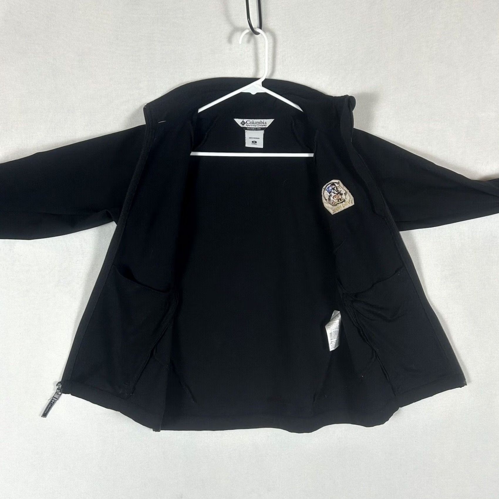 Vintage Columbia Jacket Womens M Black Fleece Lined Valencia Peak Soft Shell Wild Wood Size M / US 6-8 / IT 42-44 - 5 Thumbnail