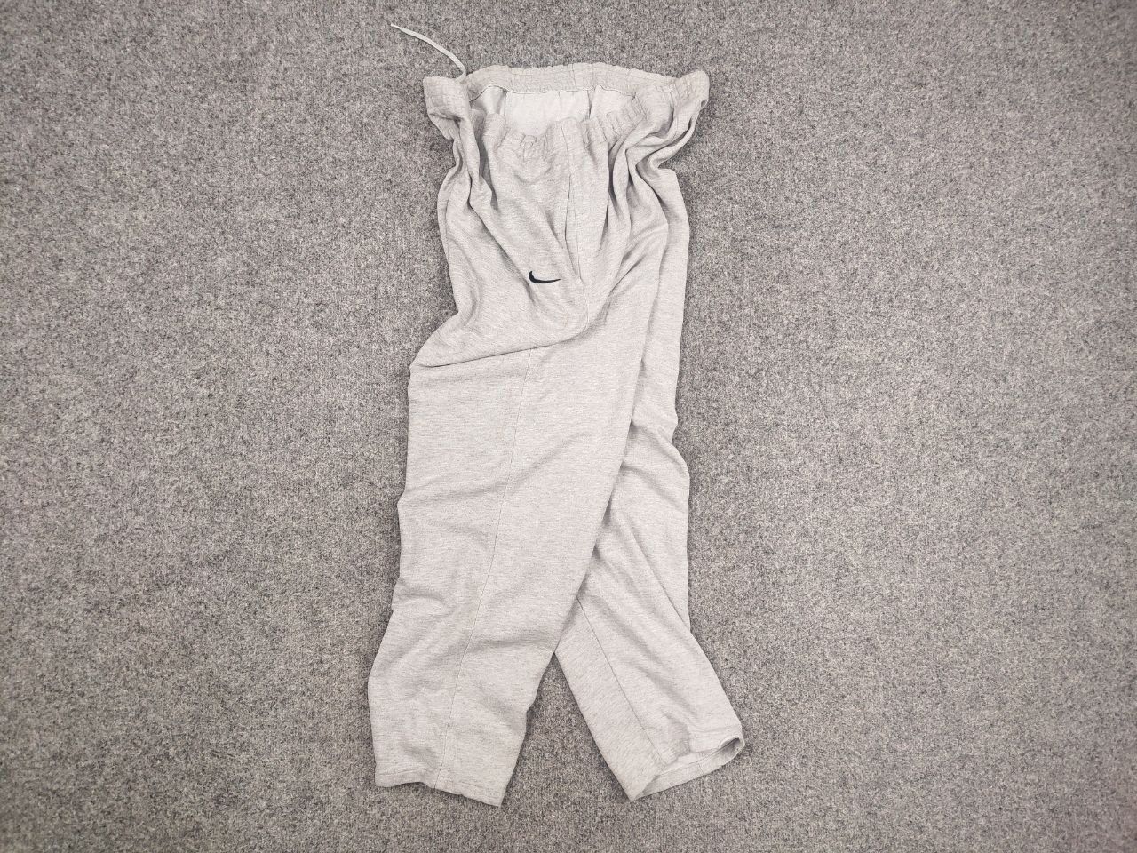 Nike Vintage Nike Swoosh Gray Cotton Baggy Track Pants Y2K Style Size US 34 / EU 50 - 11 Thumbnail