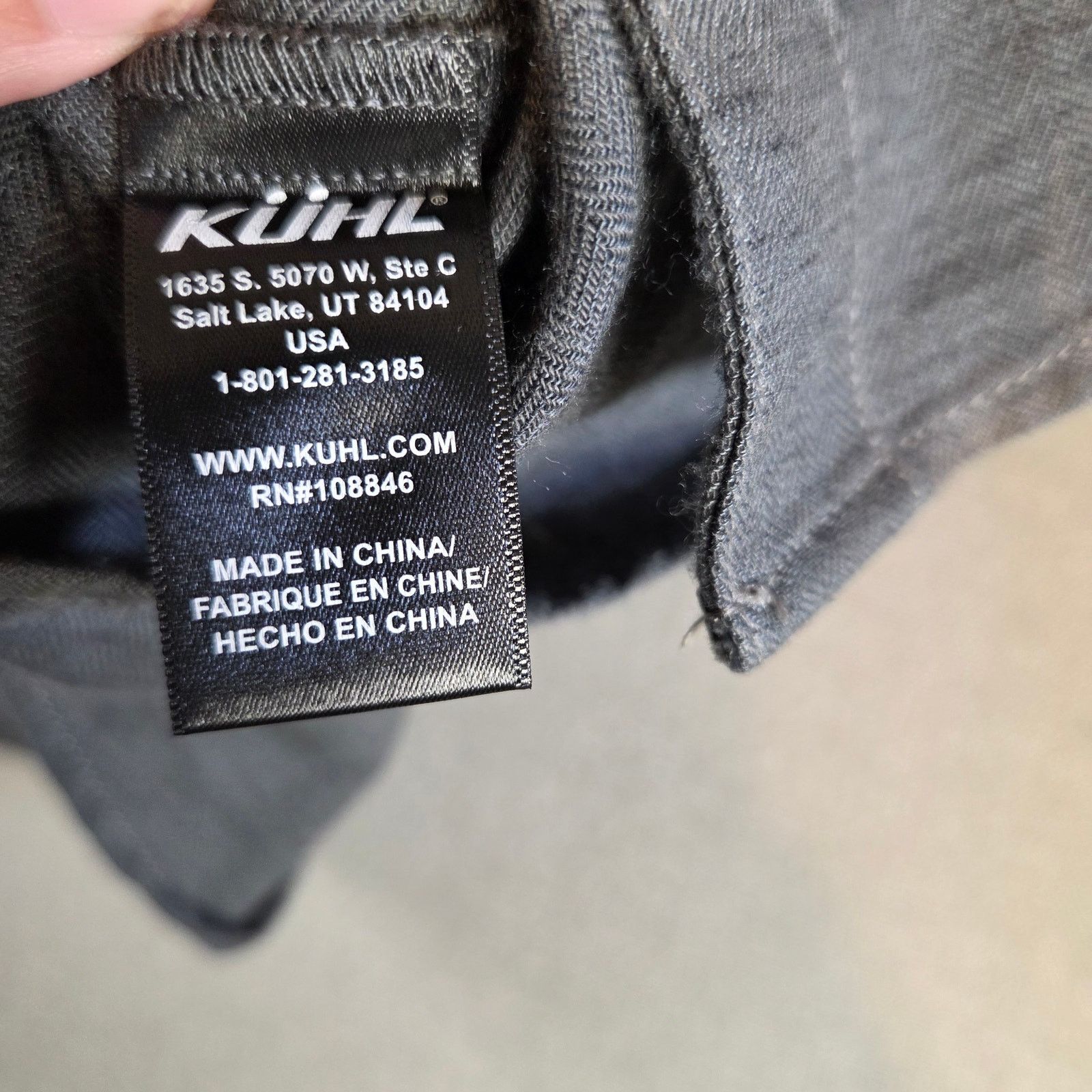 Kuhl Kuhl Men’s XL Gray Button Up Shirt Size US XL / EU 56 / 4 - 4 Thumbnail