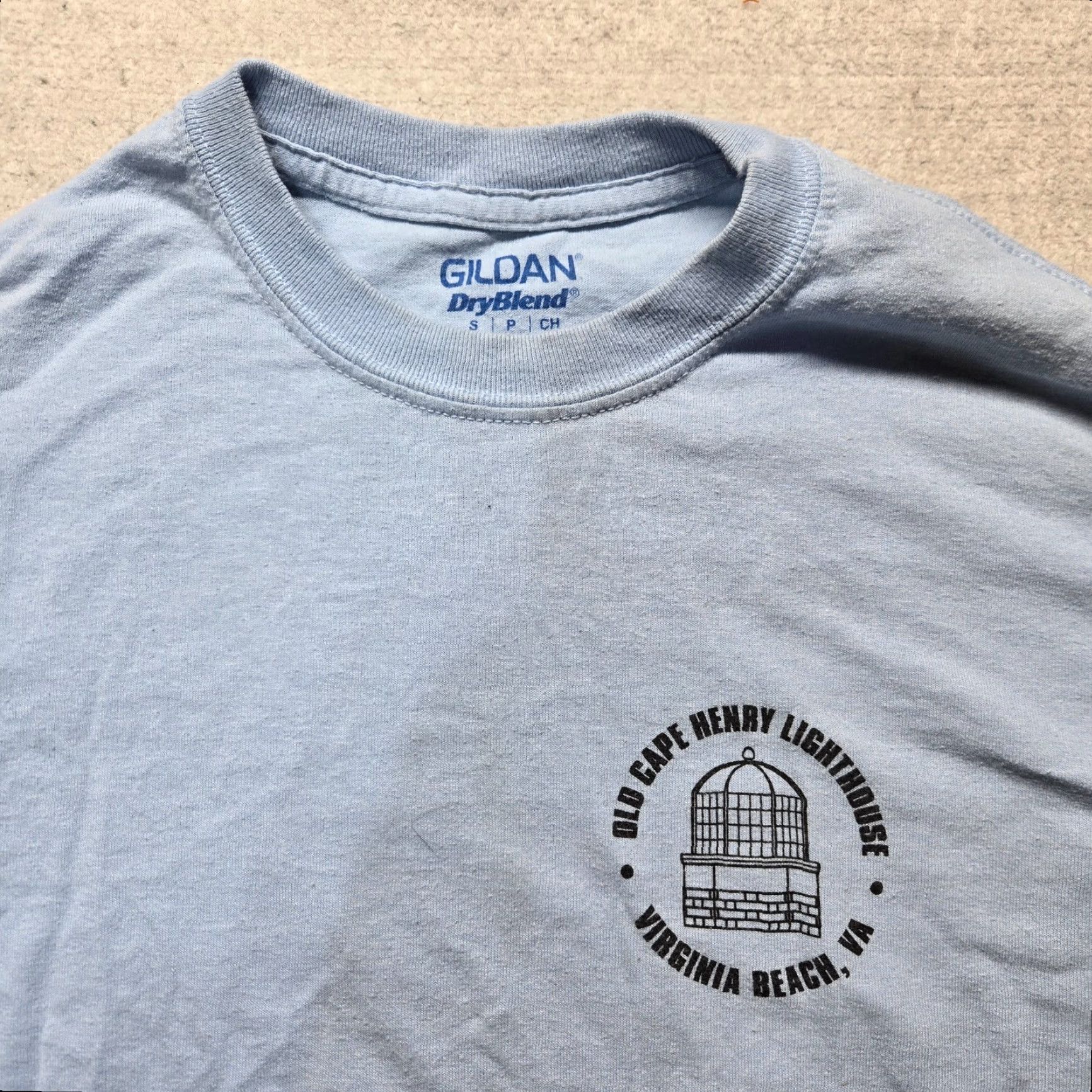 Vintage Old Cape Henry Lighthouse VA Virginia Beach Tee Shirt Adult Size S Small Size US S / EU 44-46 / 1 - 3 Thumbnail