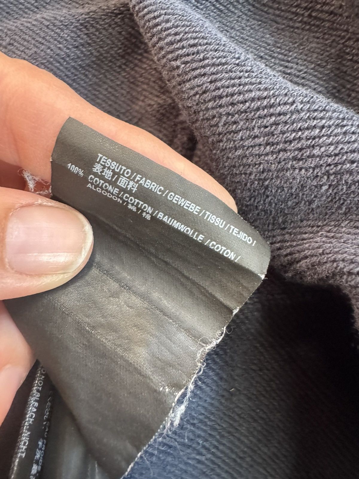 Balenciaga Balenciaga Charcoal Black Zip Up Hoodie Size US XXL / EU 58 / 5 - 4 Thumbnail