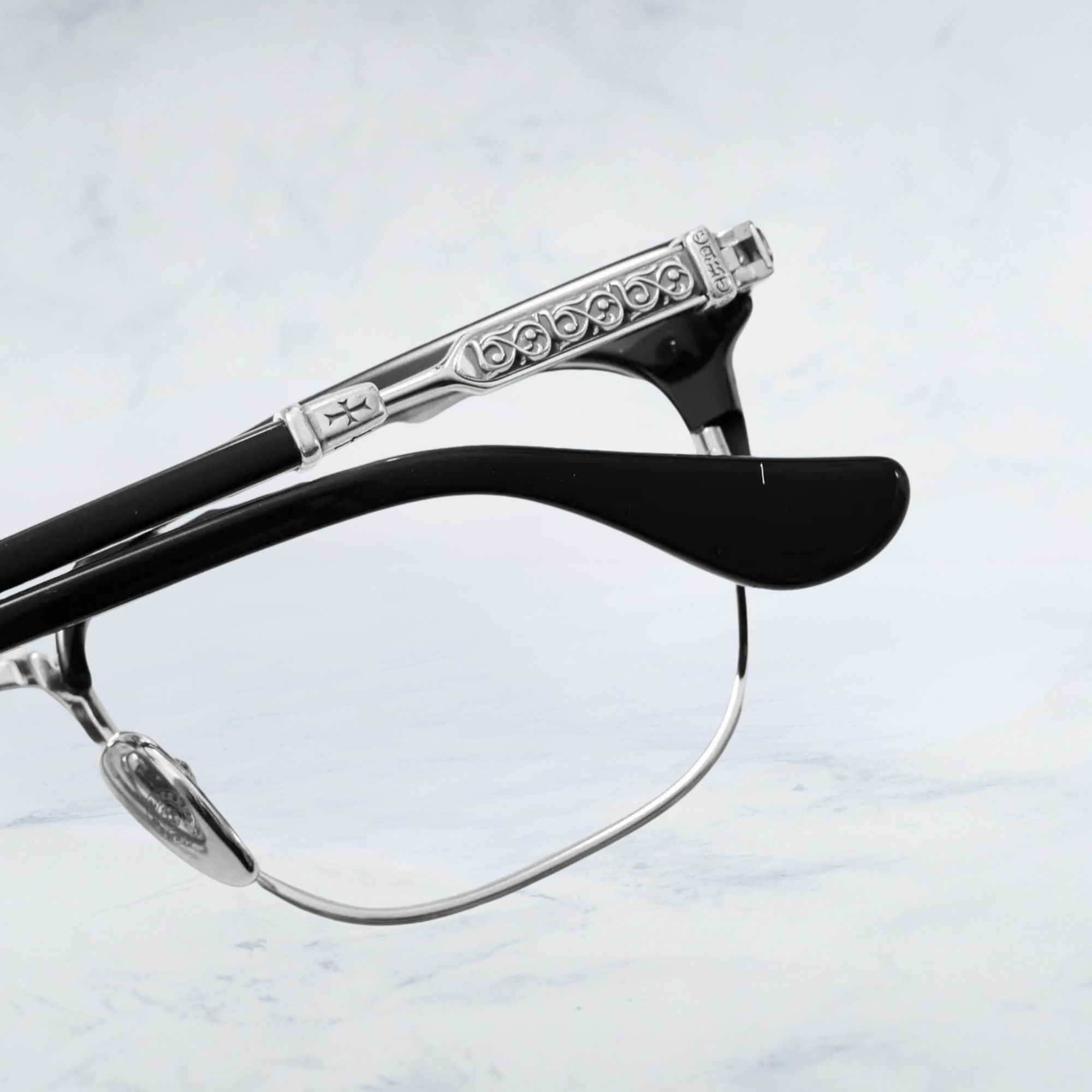 Chrome Hearts CHROME HEARTS VERTICAL SMILE II Black Shiny Silver Size ONE SIZE - 7 Thumbnail