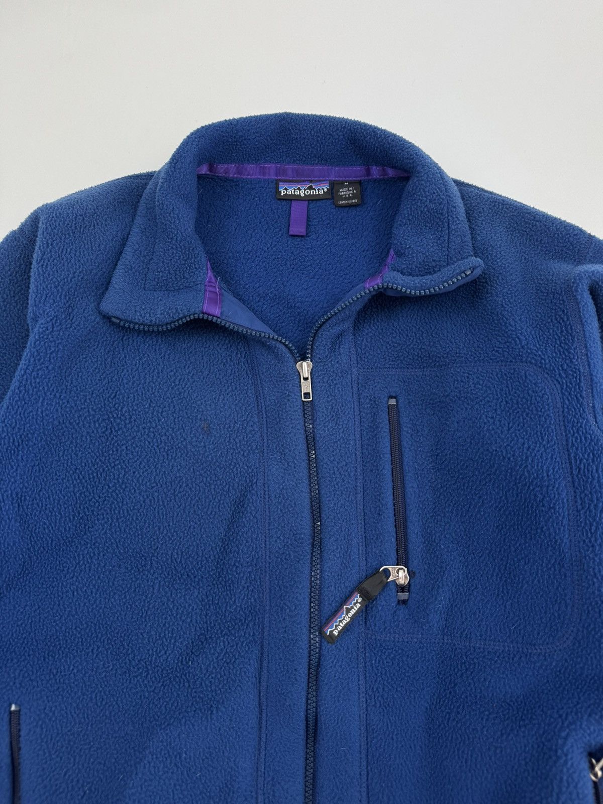 Patagonia 1990’s Vintage Patagonia Synchilla Blue Fleece Jacket Size US M / EU 48-50 / 2 - 8 Thumbnail
