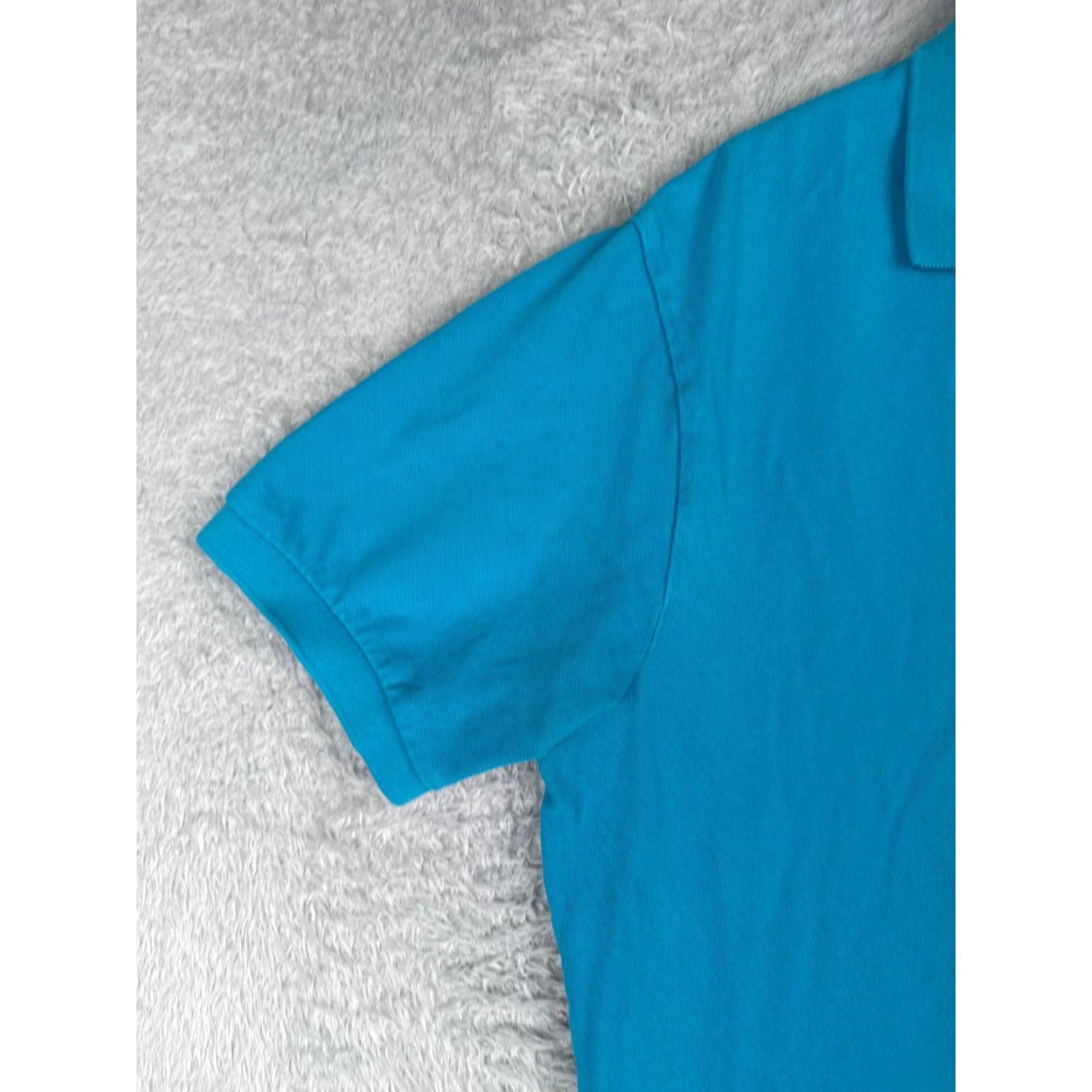 Ralph Lauren VINTAGE Ralph Lauren Polo Shirt Men XL Blue 100% Cotton Jersey Short Sleeve Button Collared Logo Embroidered Relaxed Fit Size US XL / EU 56 / 4 - 3 Thumbnail
