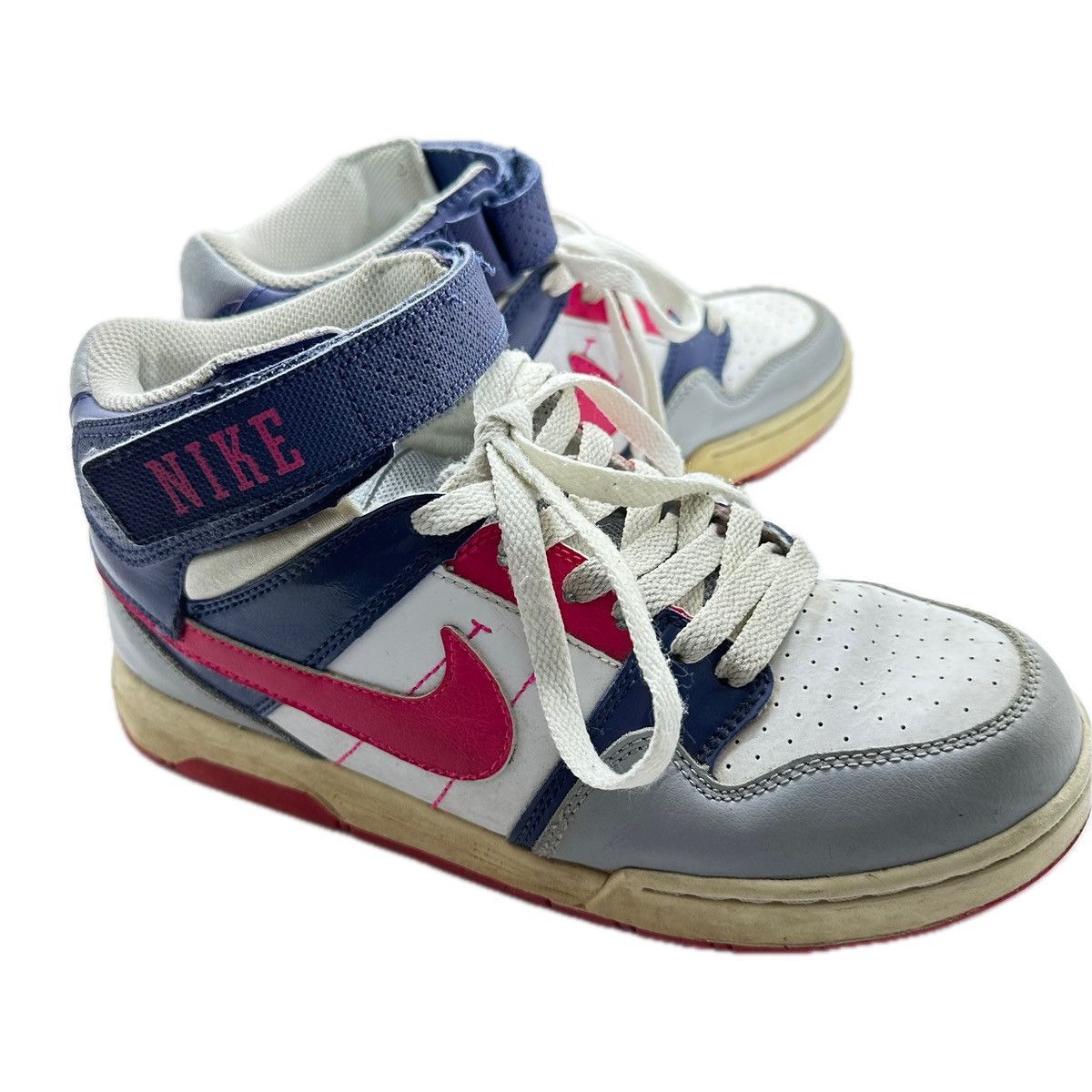 Nike Nike SB Morgan Shoes Youth 6Y Pink White Lace Up Velcro Shoe Size US 6 / IT 36 - 2 Thumbnail