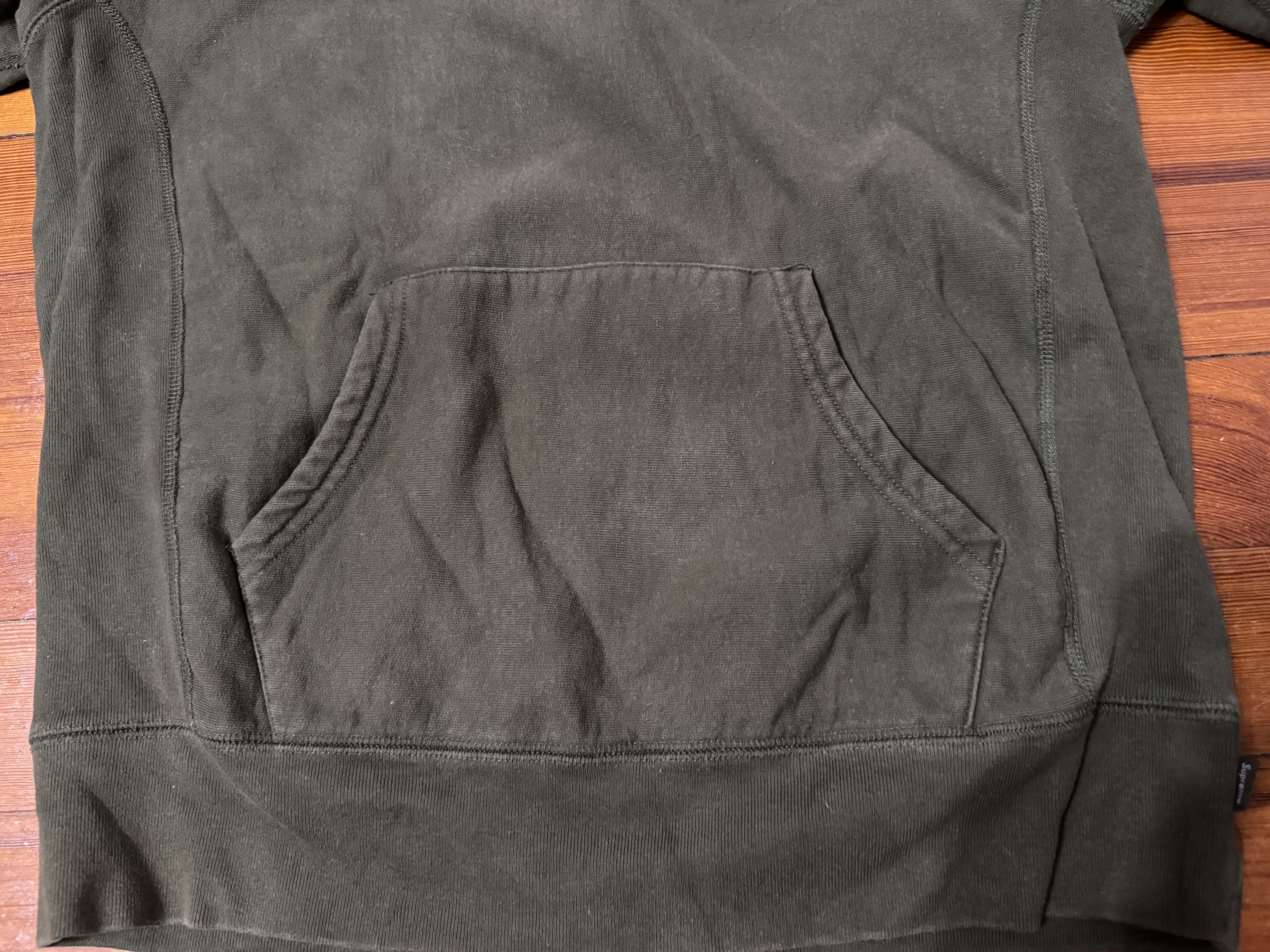 Supreme Supreme Tonal S Logo Hoodie Sweatshirt FW17 Dark Olive Green Size US M / EU 48-50 / 2 - 7 Thumbnail