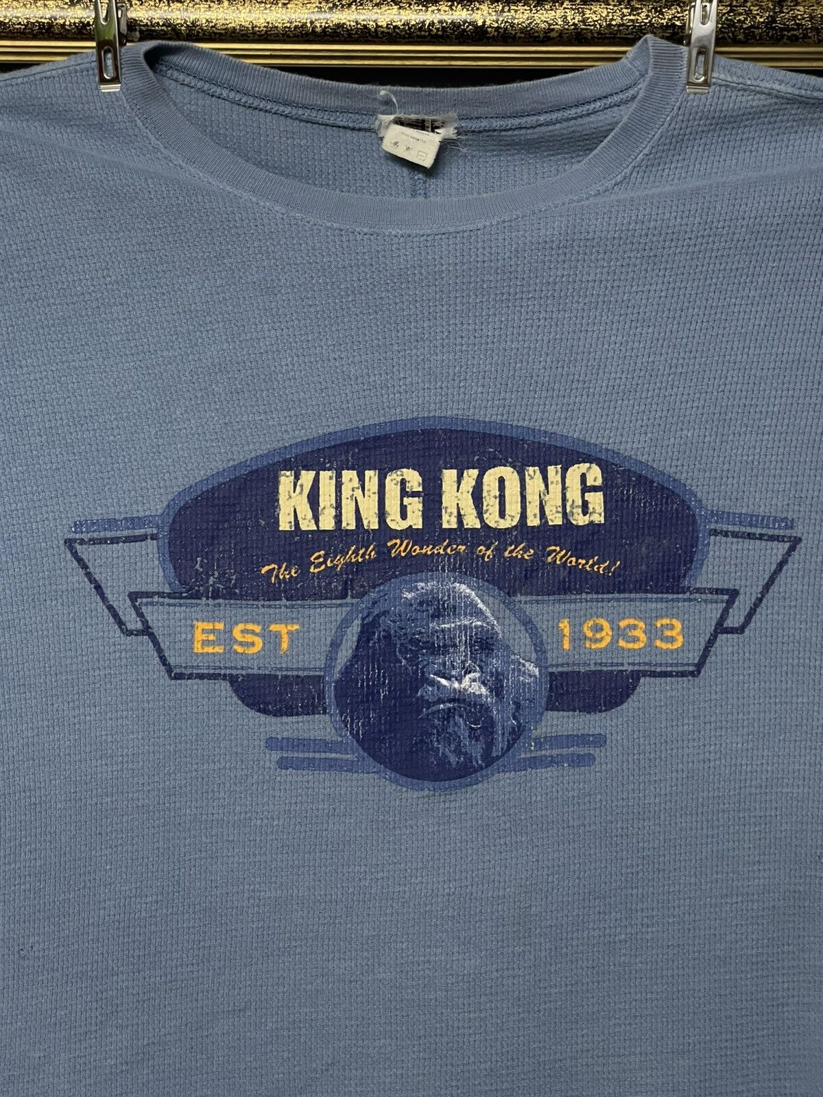 Vintage Vintage Y2K King Kong The Movier Thermal Distressed Tee Size US L / EU 52-54 / 3 - 3 Thumbnail